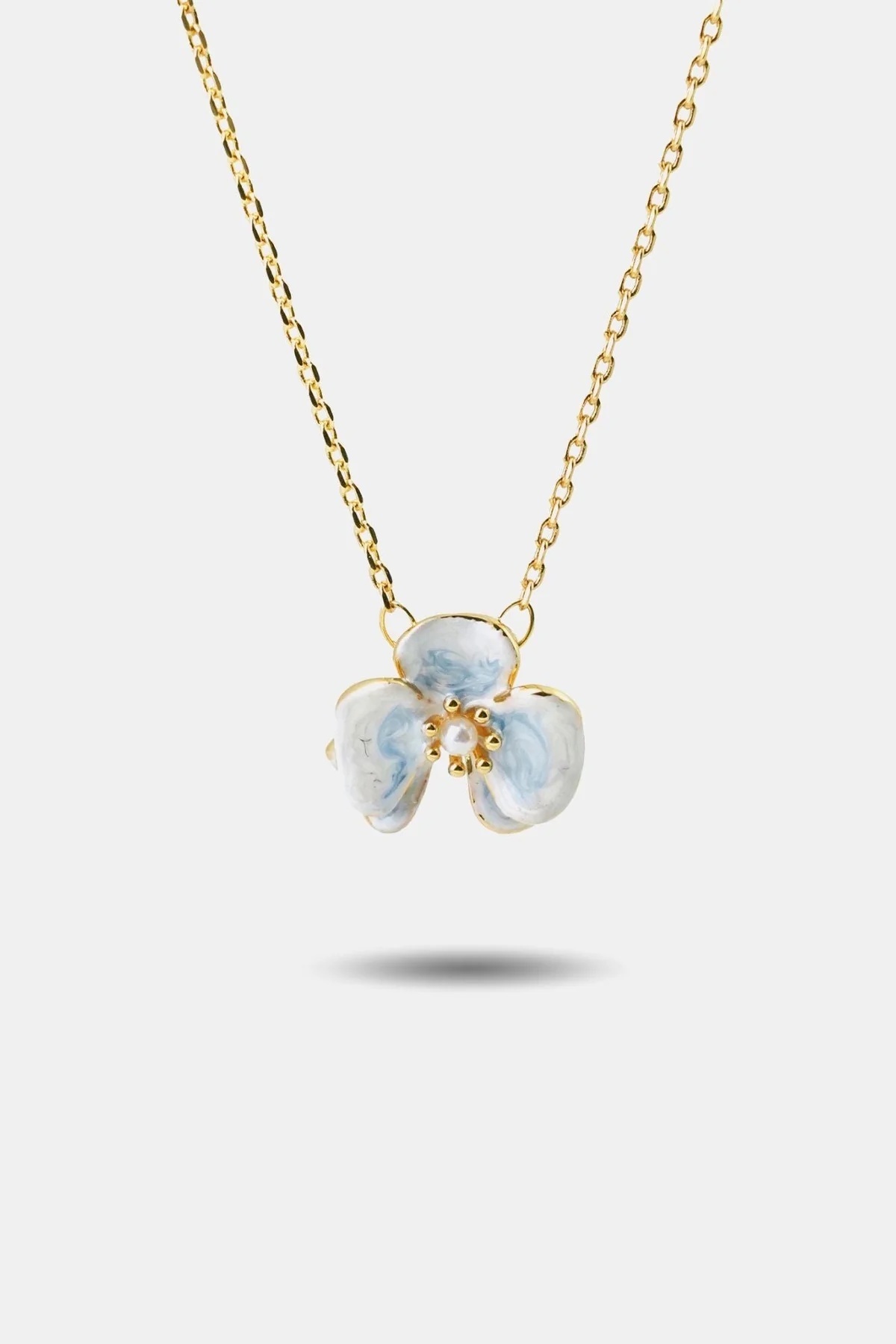 EP Flora Viola Necklace — Gold (FN002)
