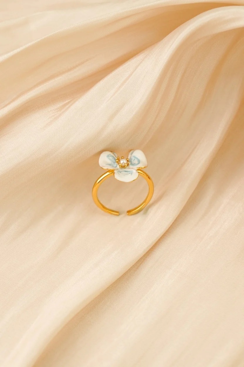 EP Flora Viola Ring — Gold (FR003)