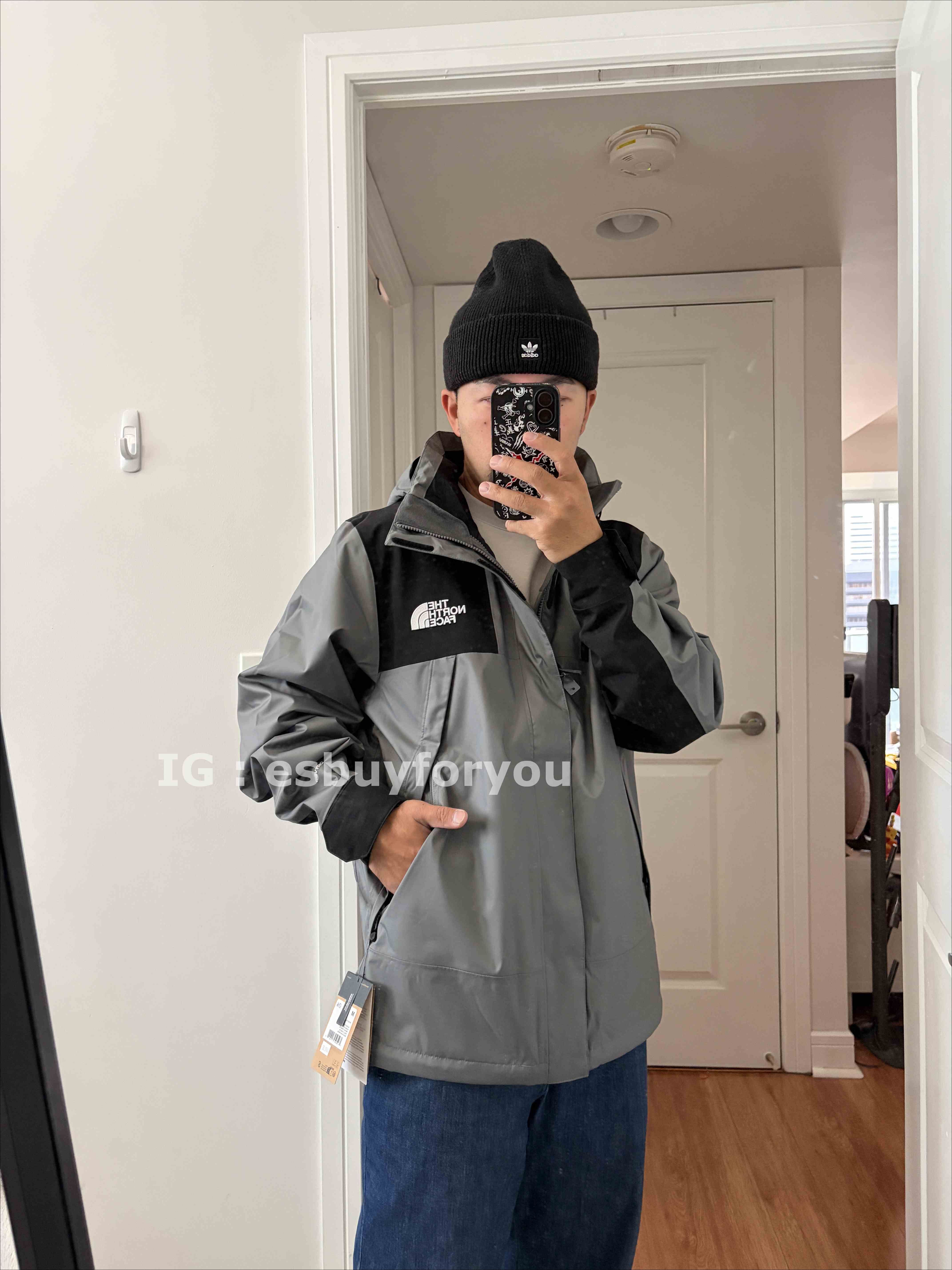 THE NORTH FACE 男大人 600羽絨三合一 刺繡小標 防風 防水 外套 (帽子可拆/內裡可單穿)
