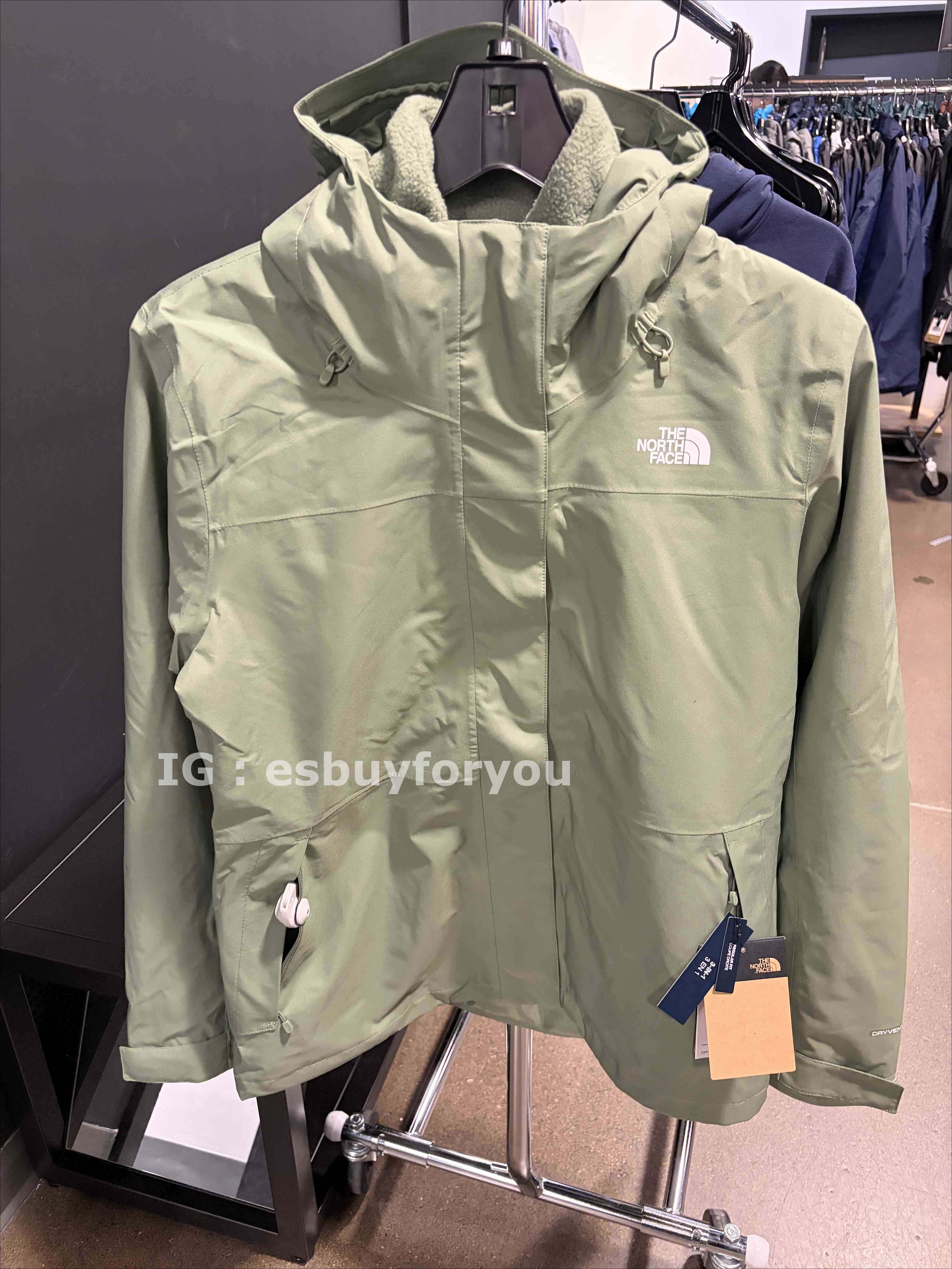 THE NORTH FACE 女大人  三合一 TORO 搖立絨刷毛內裡 防風 防水 連帽 風衣外套 (內裡可單穿)