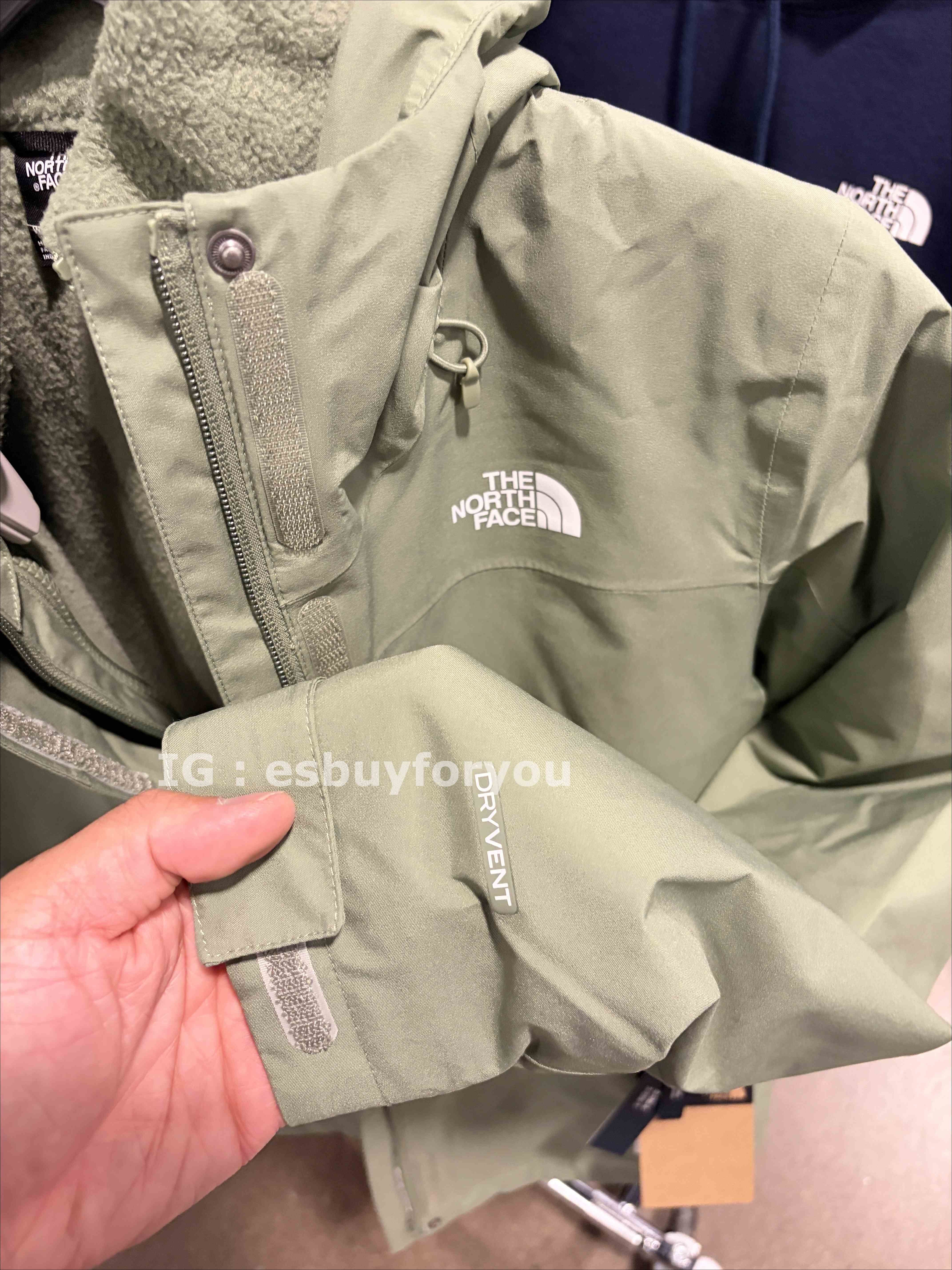 THE NORTH FACE 女大人  三合一 TORO 搖立絨刷毛內裡 防風 防水 連帽 風衣外套 (內裡可單穿)