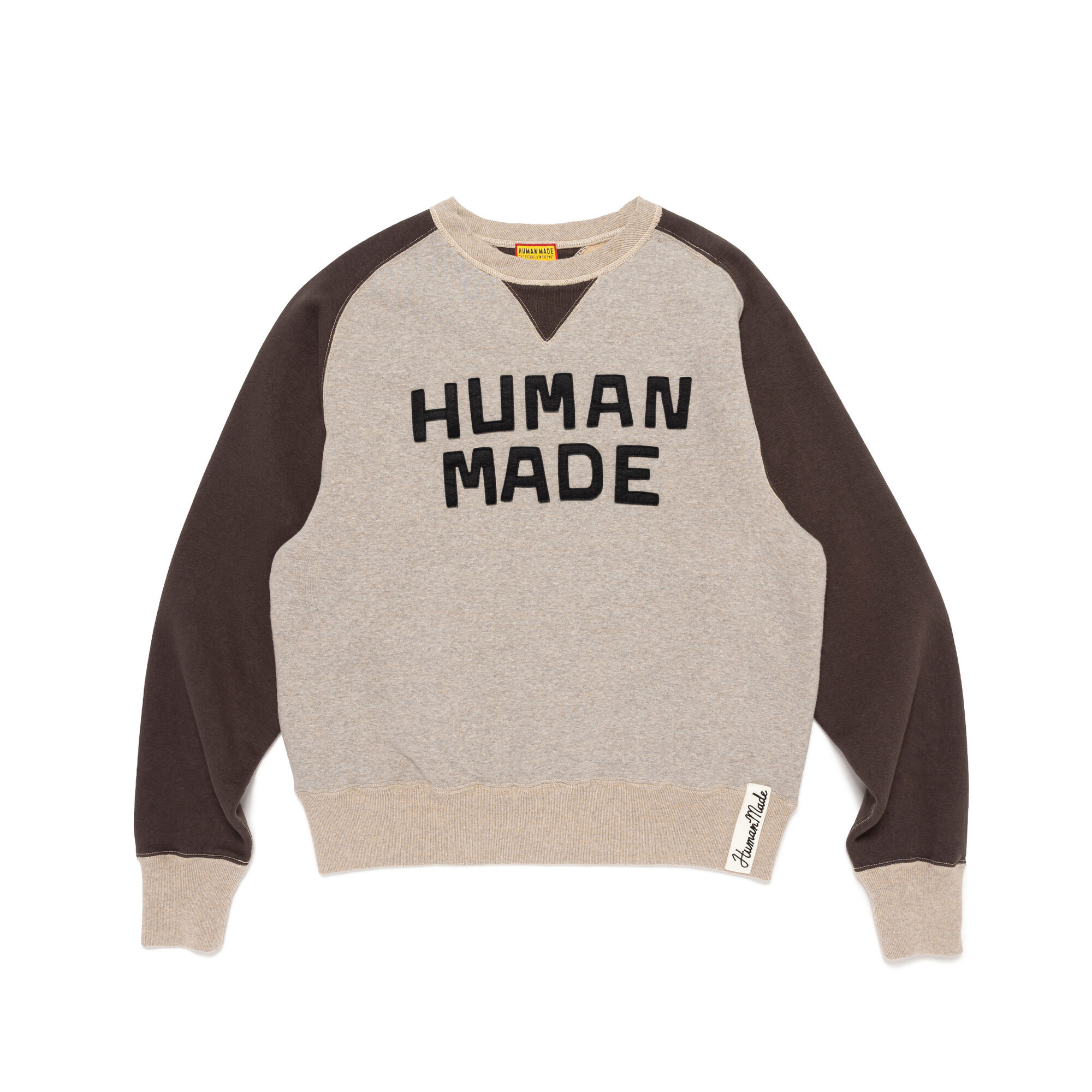 預購┃日本製 HUMAN MADE RAGLAN TSURIAMI SWEATSHIRT 撞色 大學t 衛衣