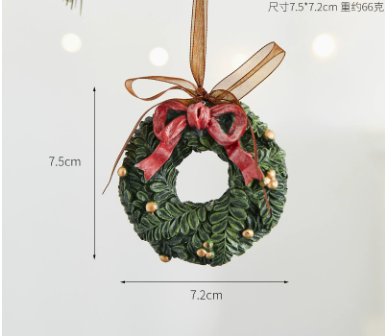 裝飾 聖誕 樹酯立體掛飾 2款