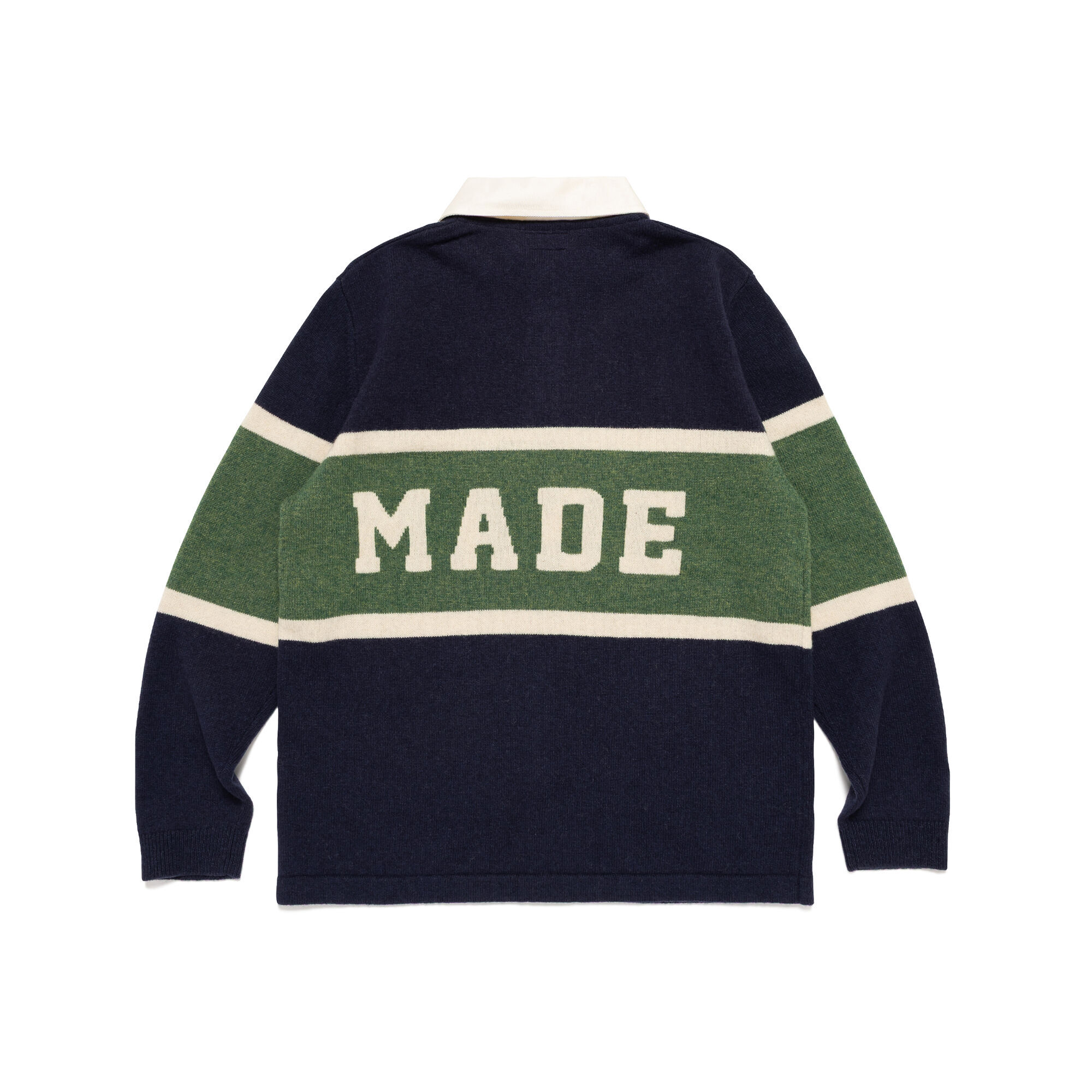 預購┃HUMAN MADE RUGBY KNIT SWEATER 復古 針織 橄欖球衫