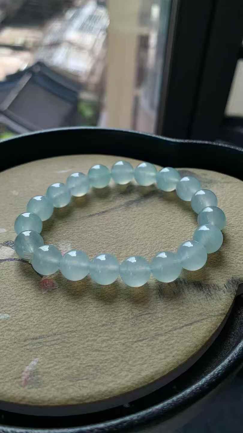 翡翠珠子手串 (10mm直徑),天然翡翠A玉, 緬甸玉, Jade, Jadeite