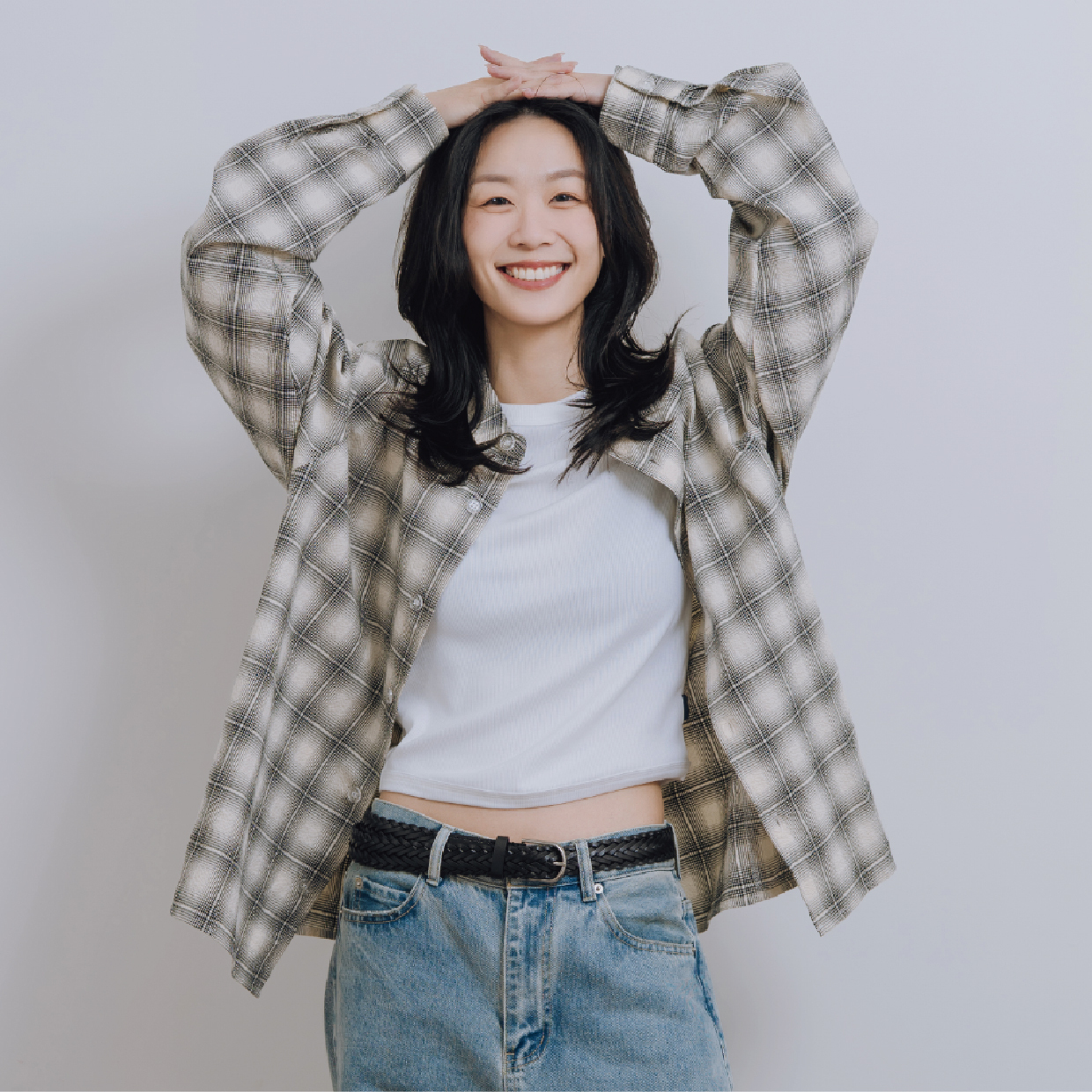 WODEN® Retro Plaid LS Shirts 復古格紋印花長袖襯衫