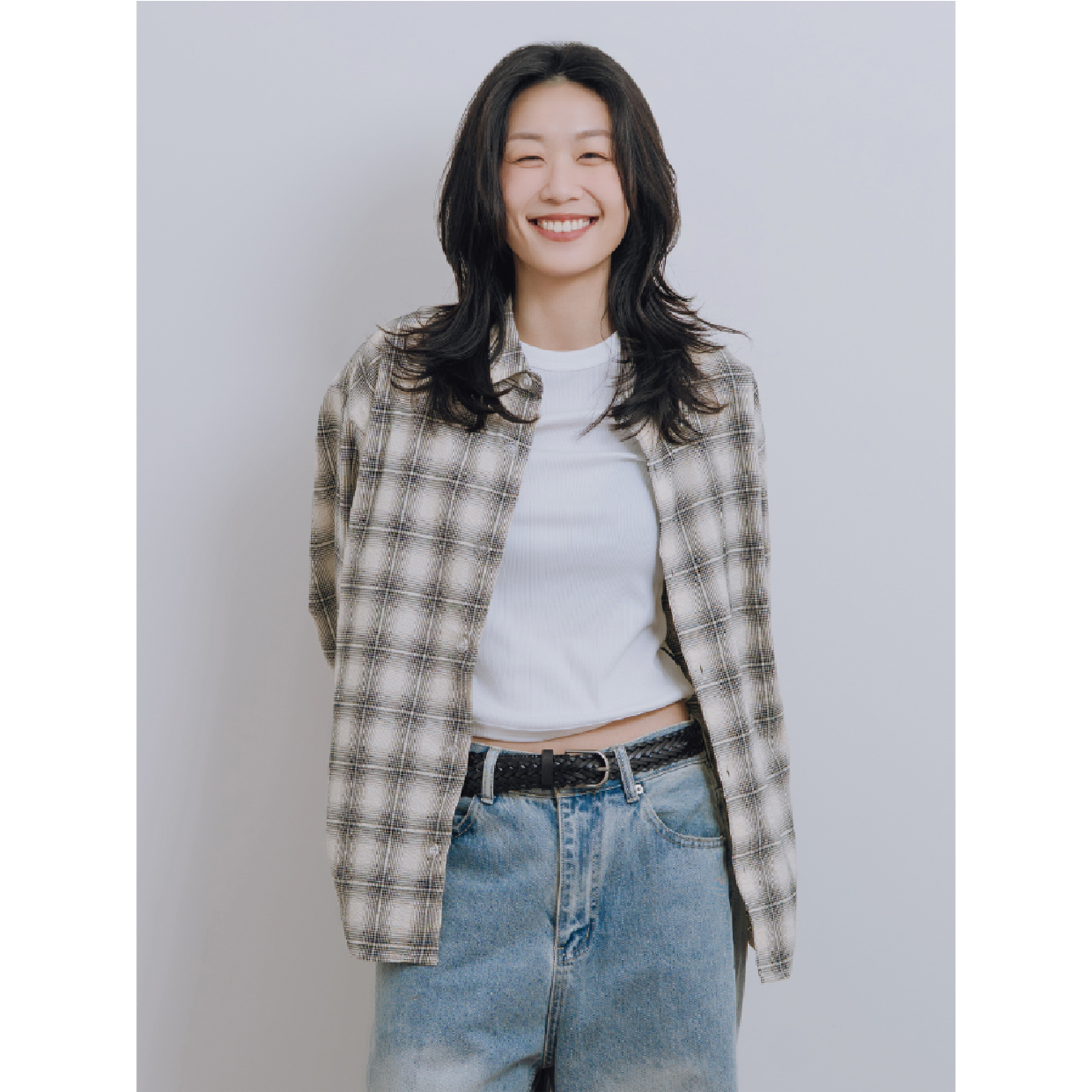 WODEN® Retro Plaid LS Shirts 復古格紋印花長袖襯衫
