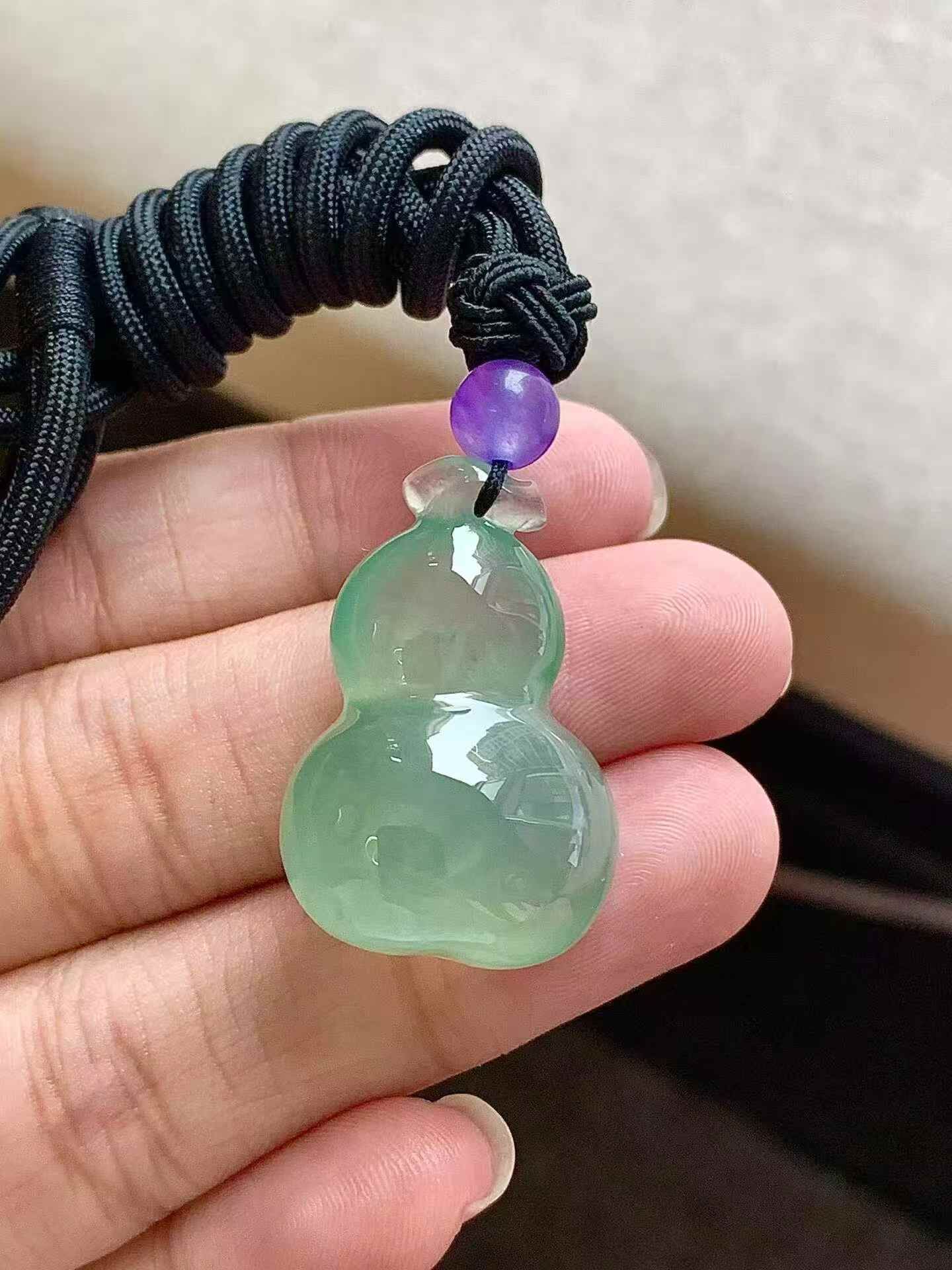 翡翠葫蘆,天然翡翠A玉, 緬甸玉, Jade, Jadeite
