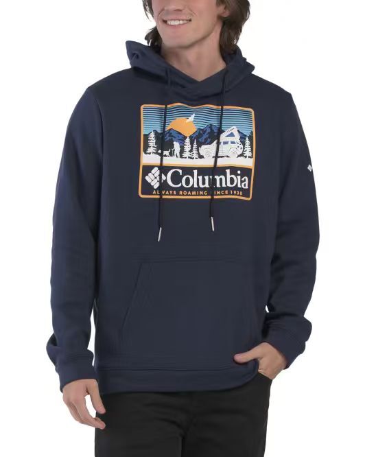 【預購】COLUMBIA N101761 男裝印花連帽衛衣