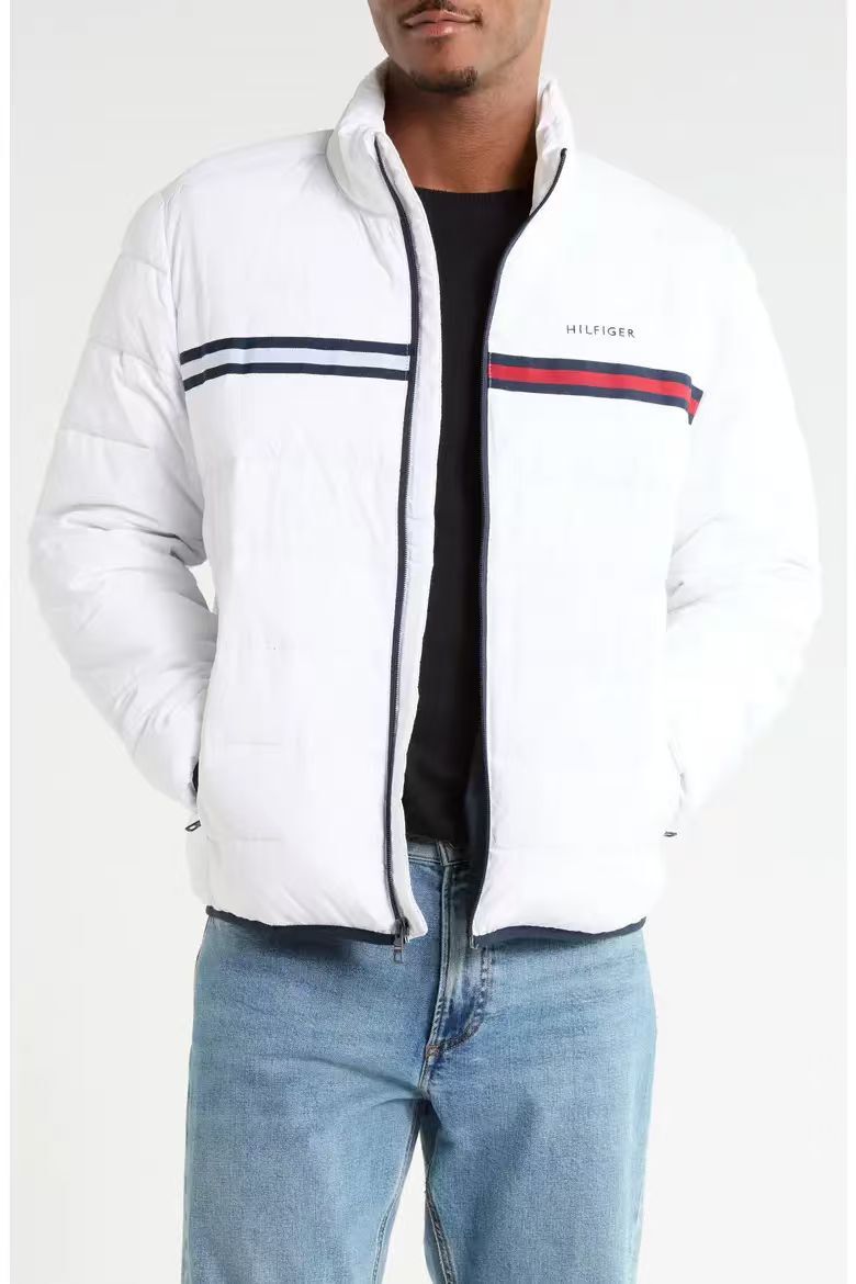 【預購】TOMMY HILFIGER N1017103 男裝立領外套 (白色)