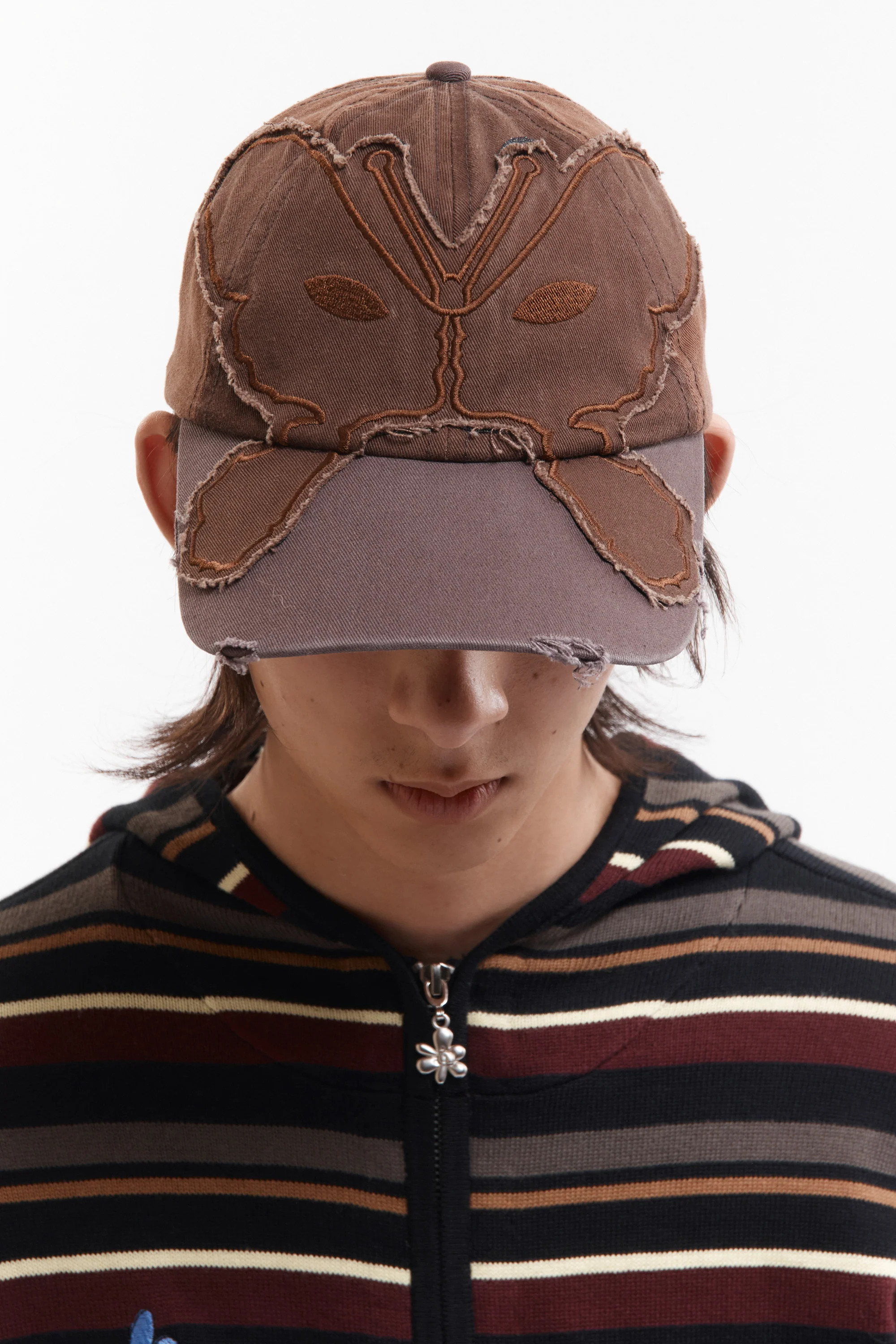 P.A.M.｜ALIEN BUTTERFLY TONAL BASEBALL CAP "BROWN"