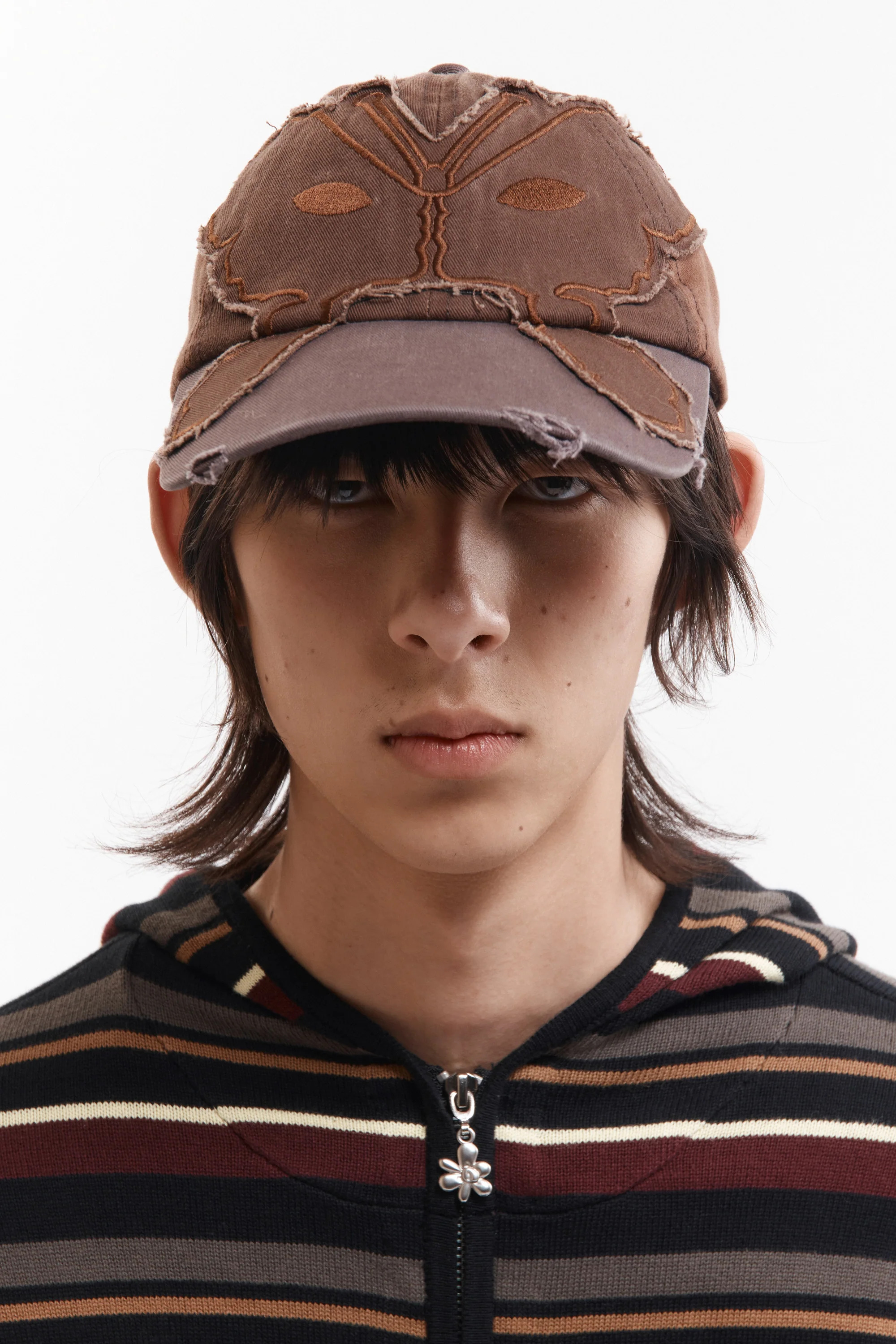 P.A.M.｜ALIEN BUTTERFLY TONAL BASEBALL CAP "BROWN"
