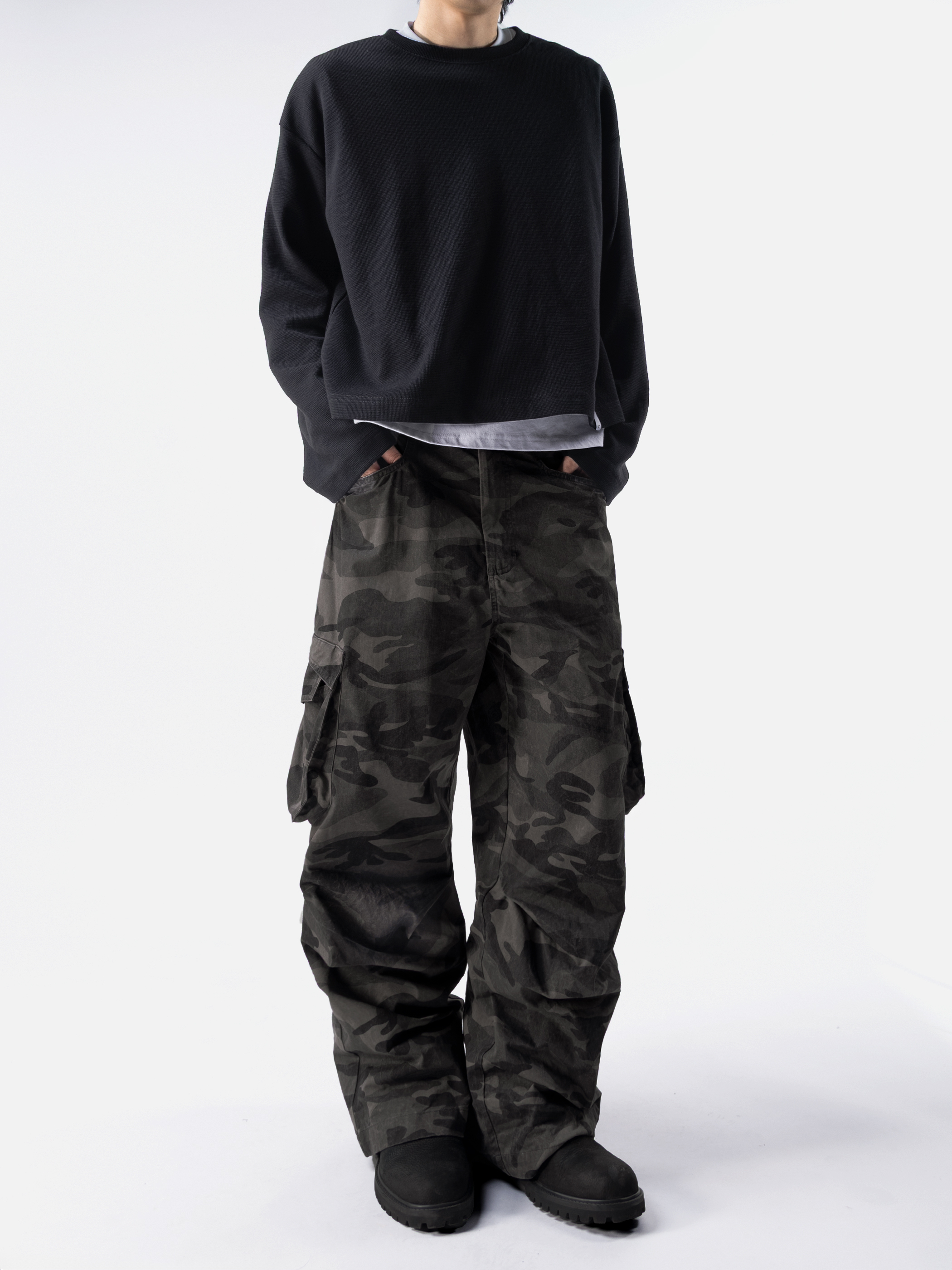 Anonymous Talking｜F26-P02 – Camo Cargo Pants (Camo)