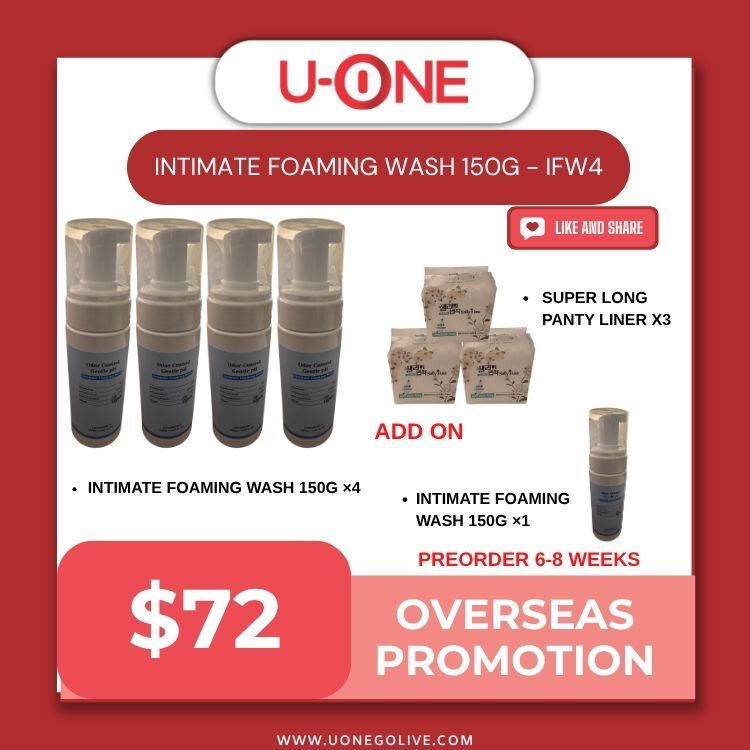 INTIMATE FOAMING WASH 150G - IFW4