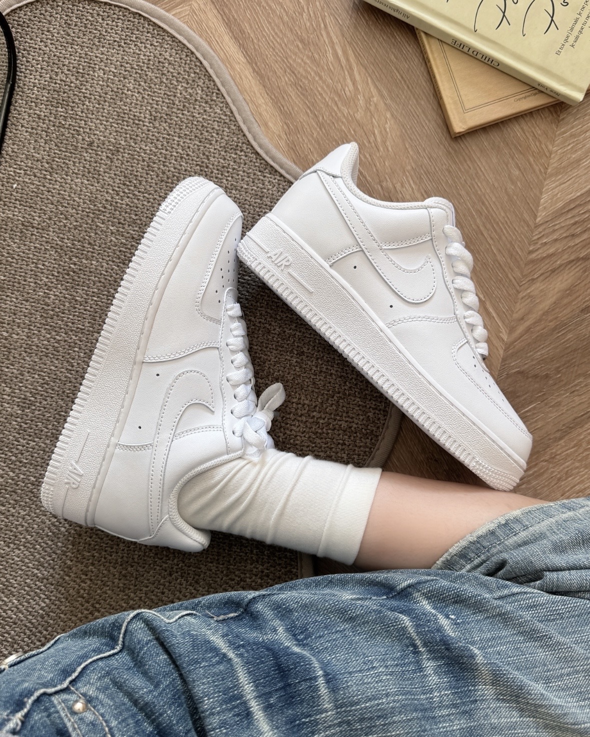 Nike Air Force 1 Low 低筒 全白 原版