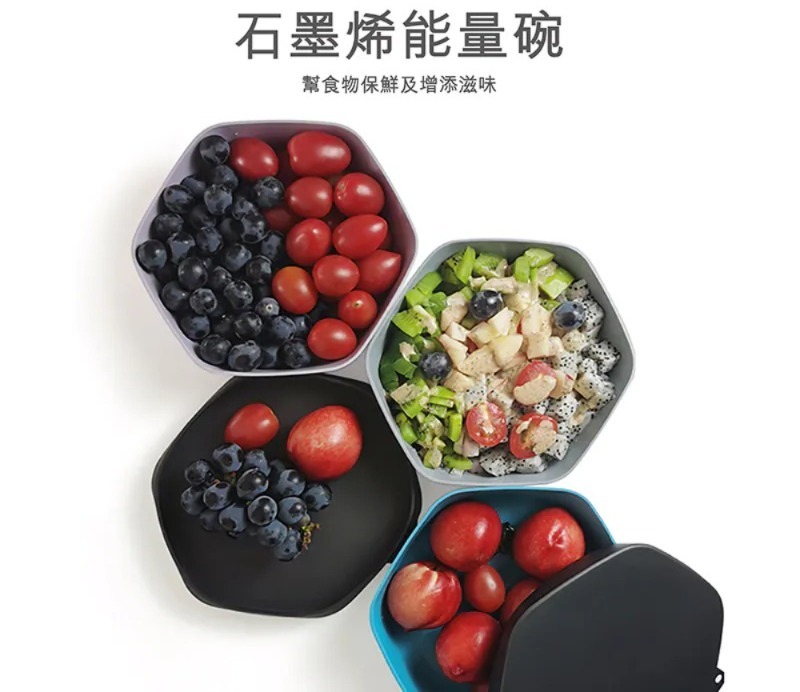 石墨烯六角碗+硅膠蓋(C2610 CC908)