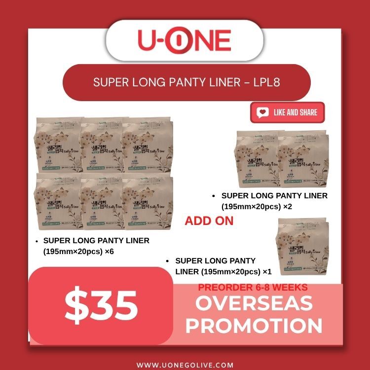 SUPER LONG PANTY LINER - LPL8