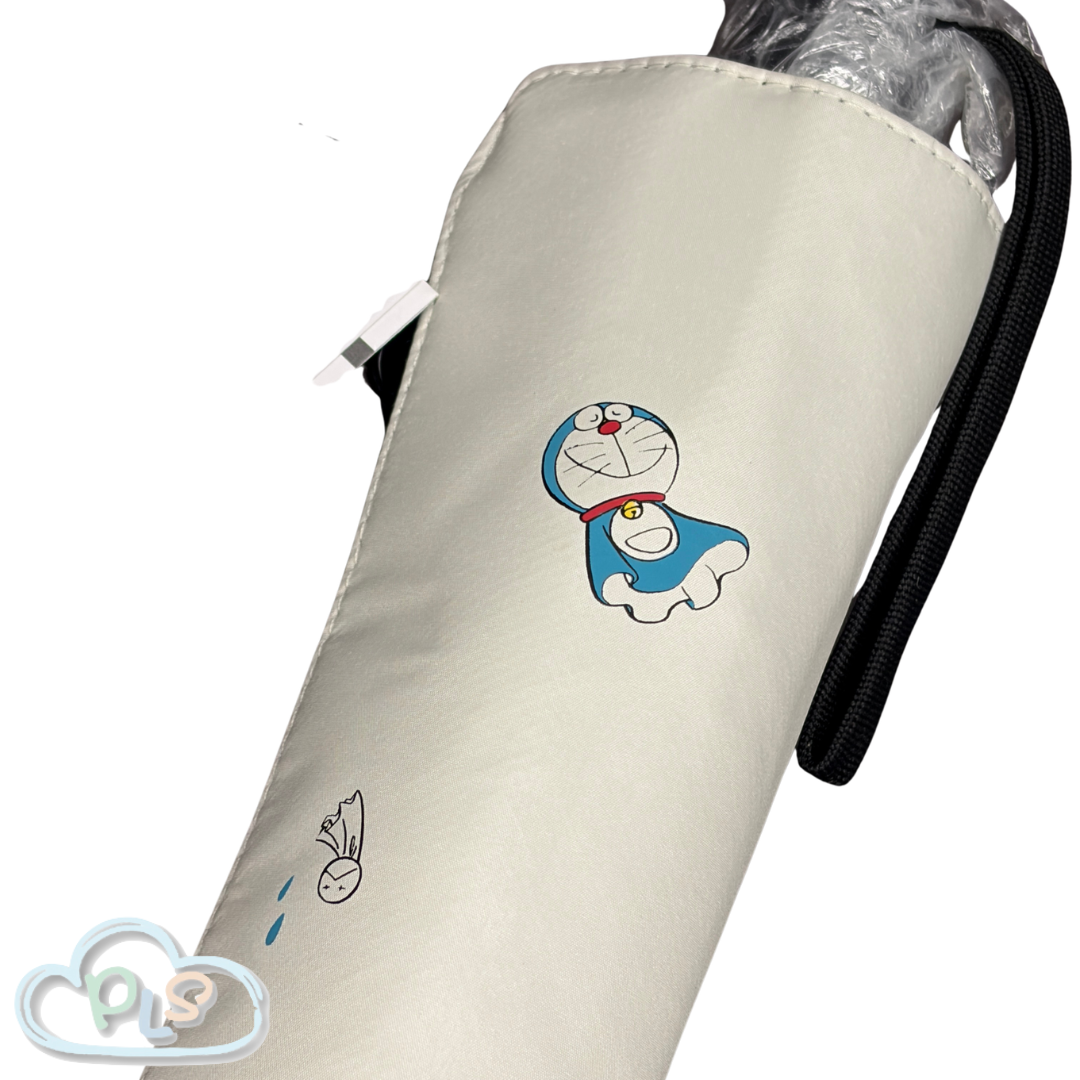 Folding Umbrella, Teru Teru Bozu (Sunny Day Doll) Doraemon Future Department Store Limited Edition Beige #40191-1