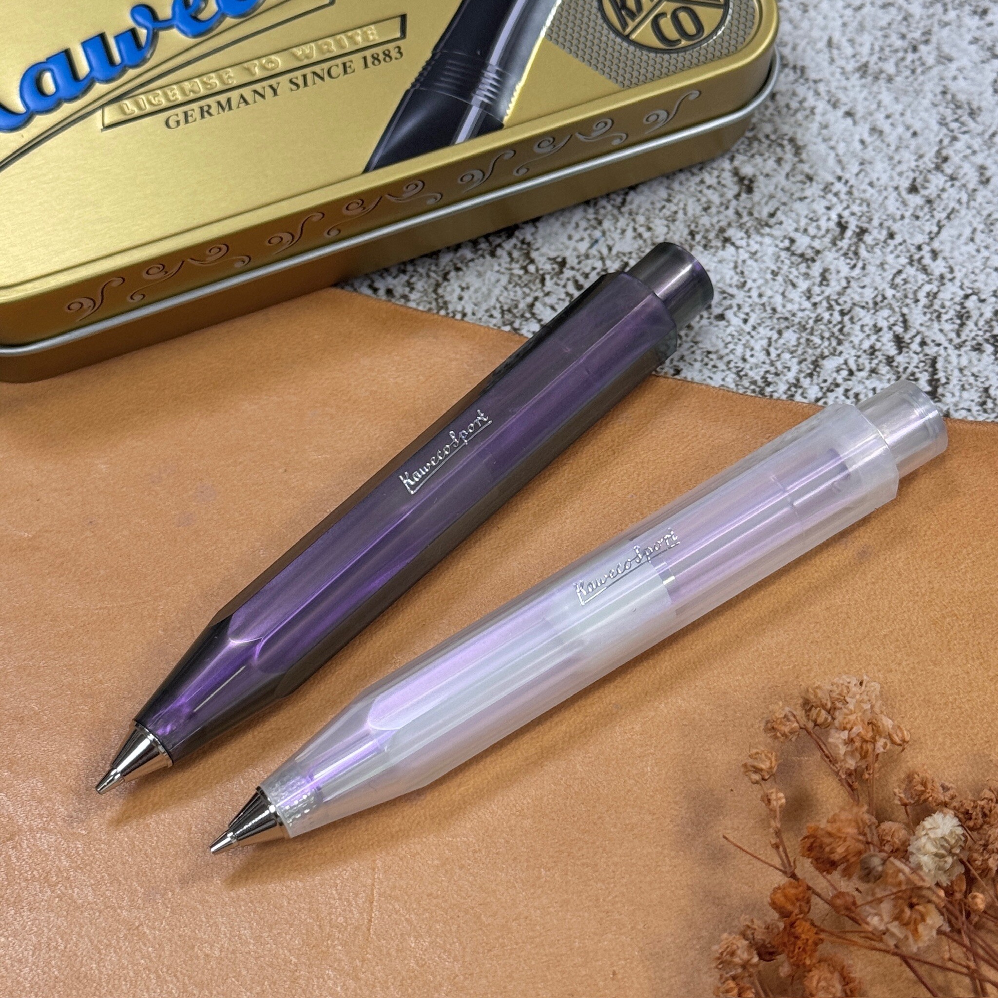 德國 KAWECO｜Lunar Sport 0.7 自動鉛筆 月光淺紫 月影暗紫 2026
