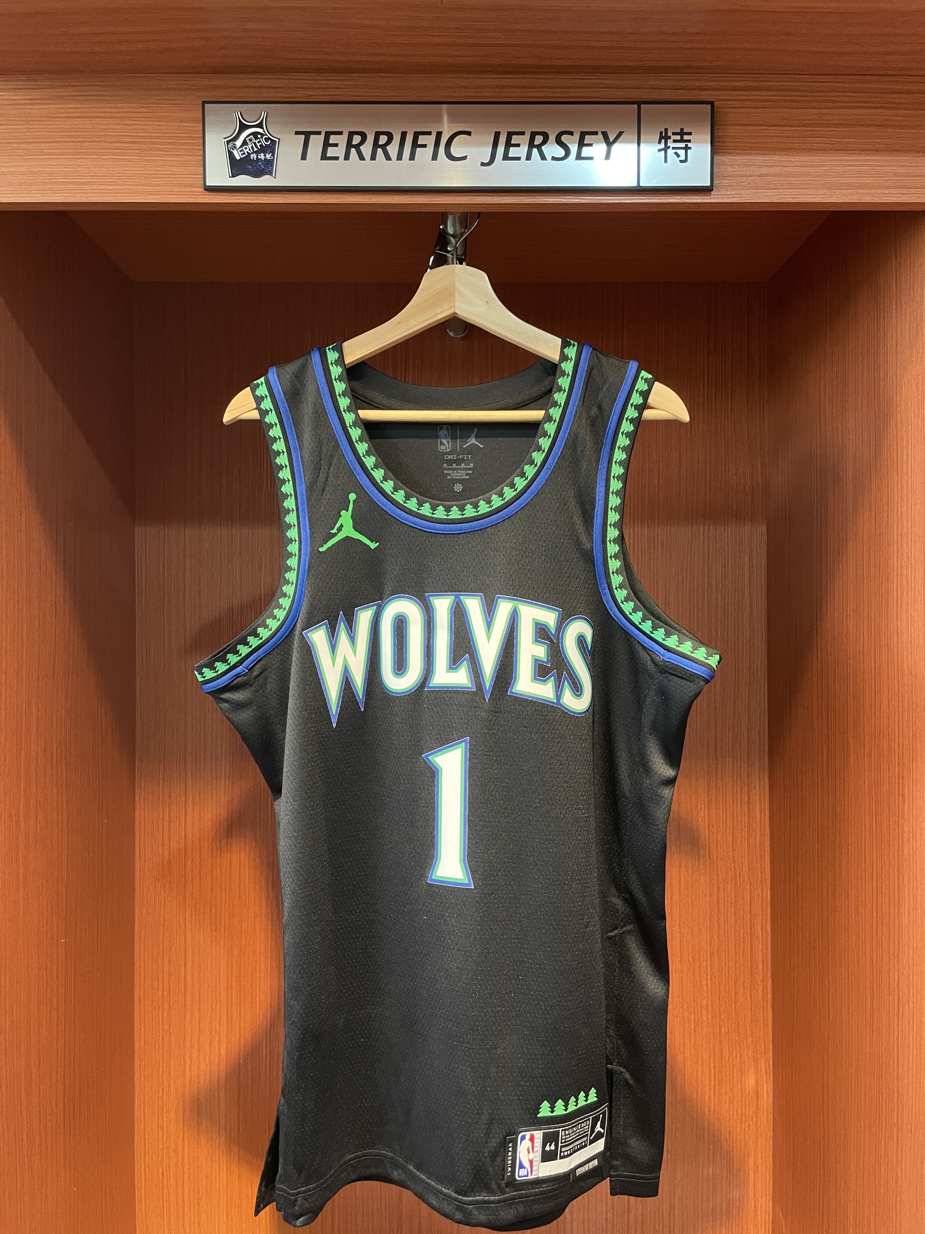 NBA球衣 LaMelo Ball 明尼蘇達灰狼黑 26-27 Statement Jordan Swingman 球迷版 熱轉印 全新