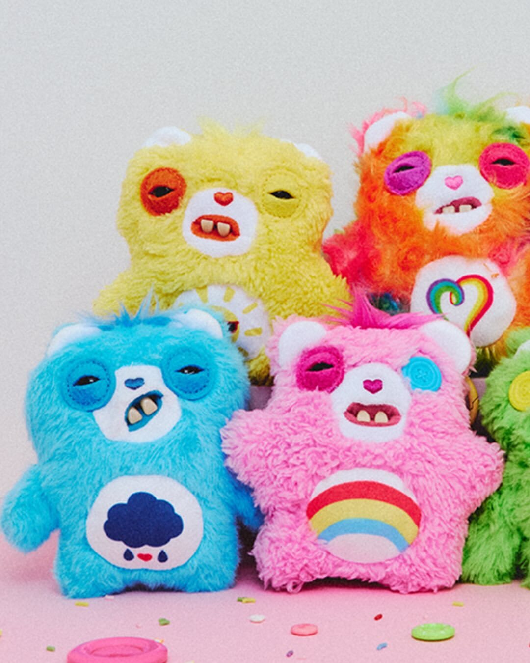FUGGLER 牙齒怪 放克牙寶 CARE BEARS 彩虹熊 愛心小熊 5吋 吊飾 盲盒 / 現貨