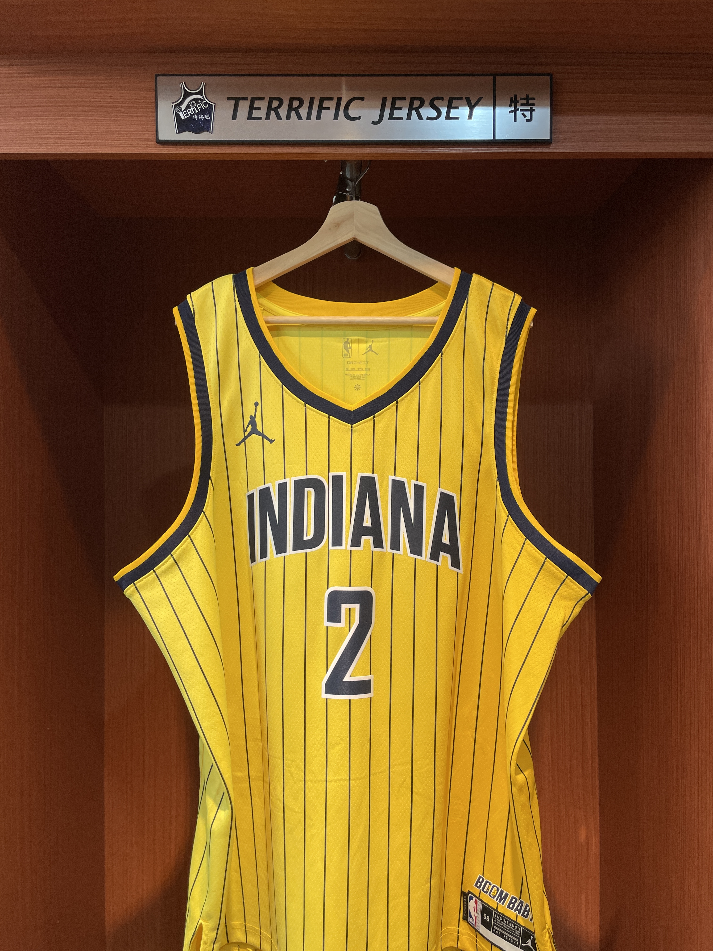 NBA球衣 Andrew Nembhard 印第安那溜馬黃 26-27 Statement Jordan Swingman 球迷版 熱轉印 全新