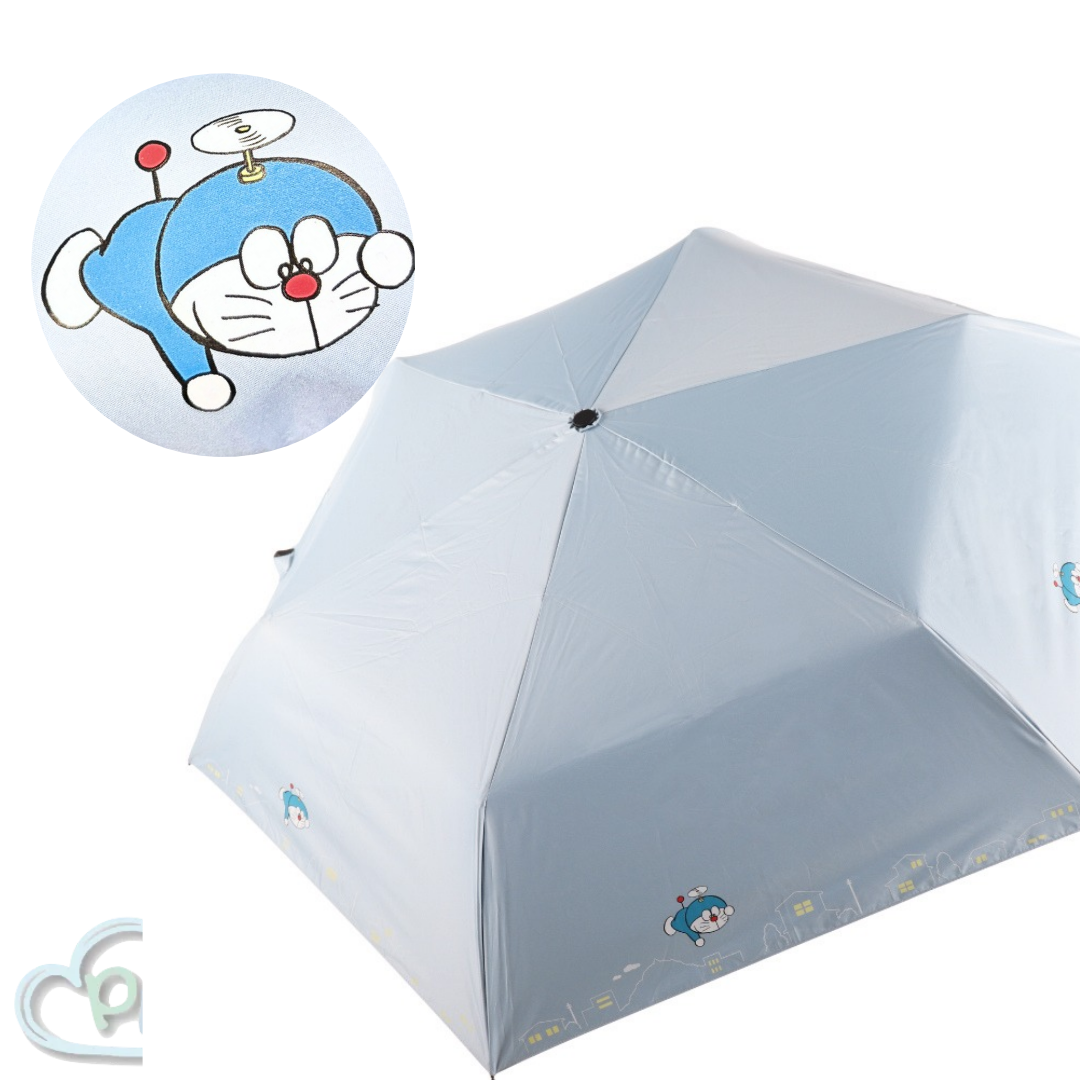 Folding Umbrella, Take-copter Doraemon Future Department Store Limited Edition Blue #40192-1