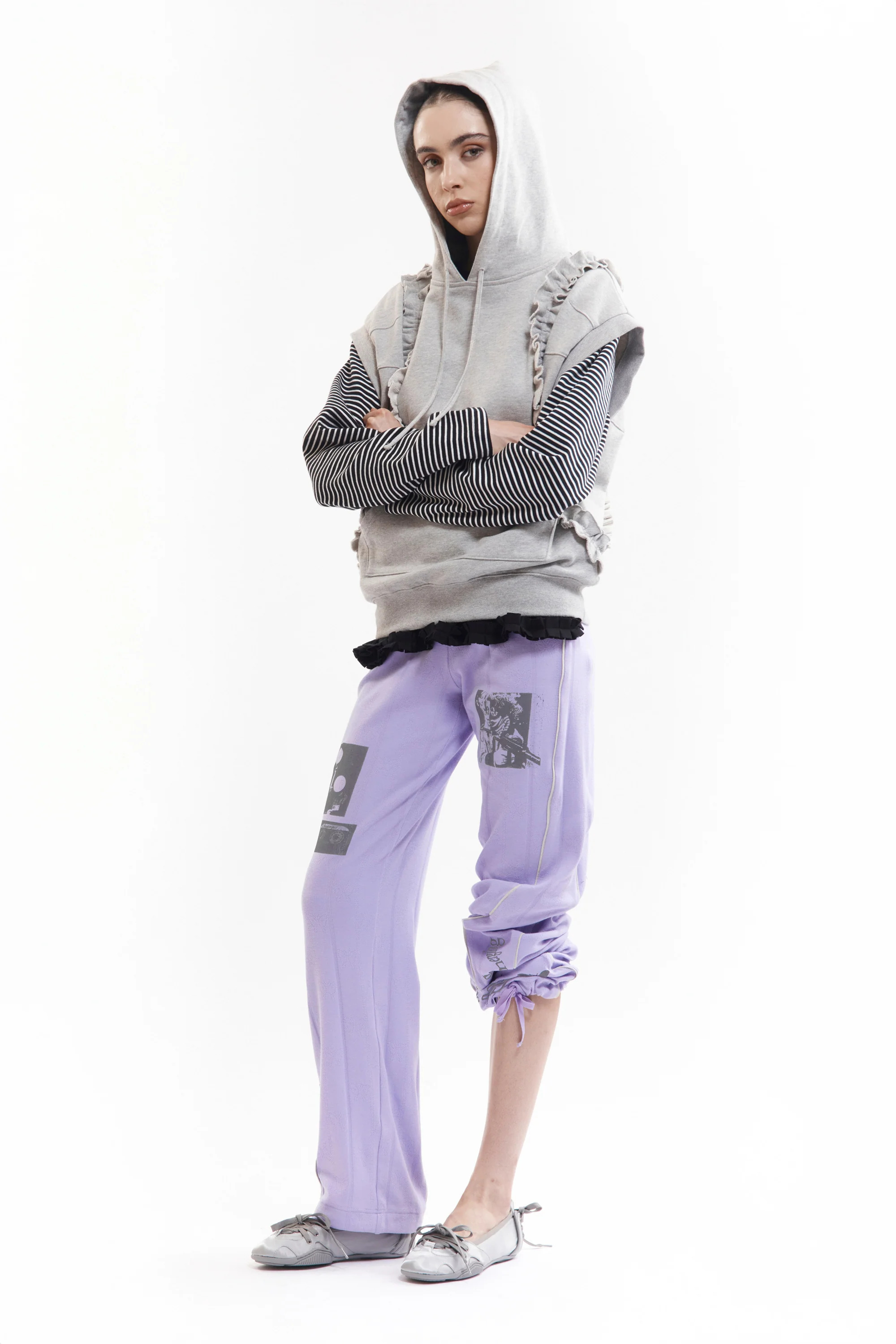 P.A.M.｜XEROX POINTELLE RELAXED PANT "LAVENDER"