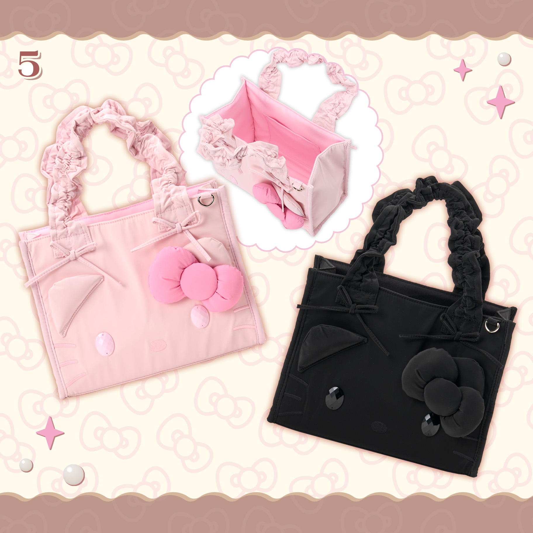日本 Sanrio Hello Kitty 衣櫥系列 手提袋  (裝扮/ closet collection)