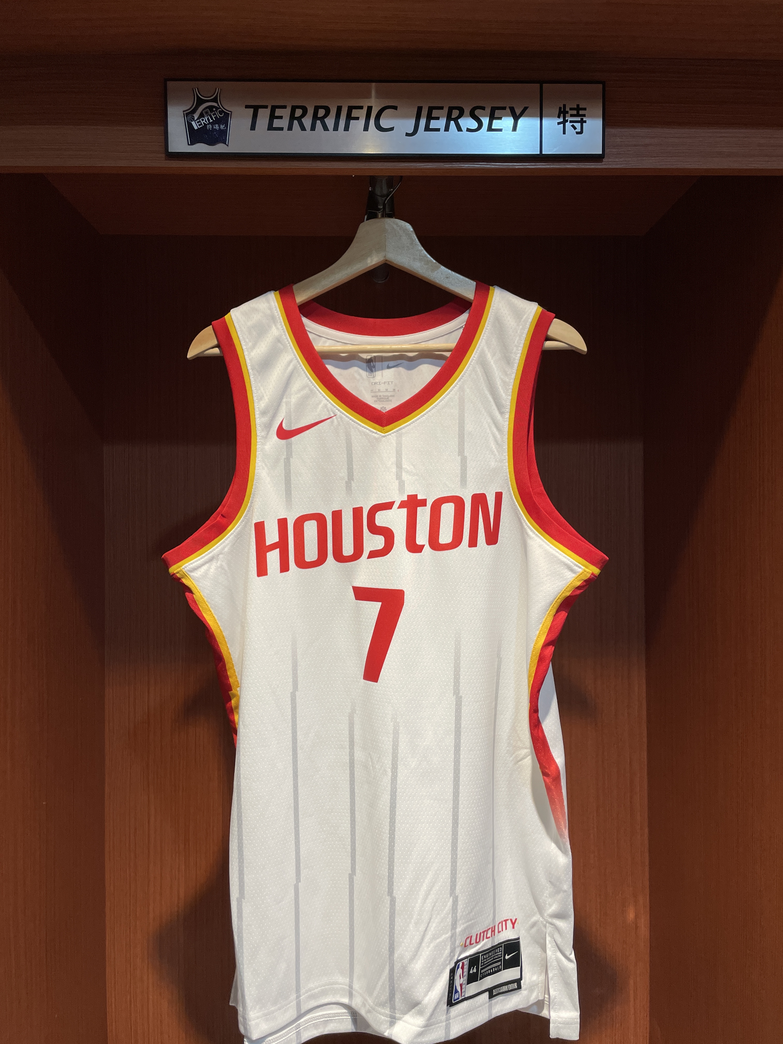 NBA球衣 Kevin Durant 休士頓火箭白 26-27 Association Nike Swingman 球迷版 熱轉印 全新