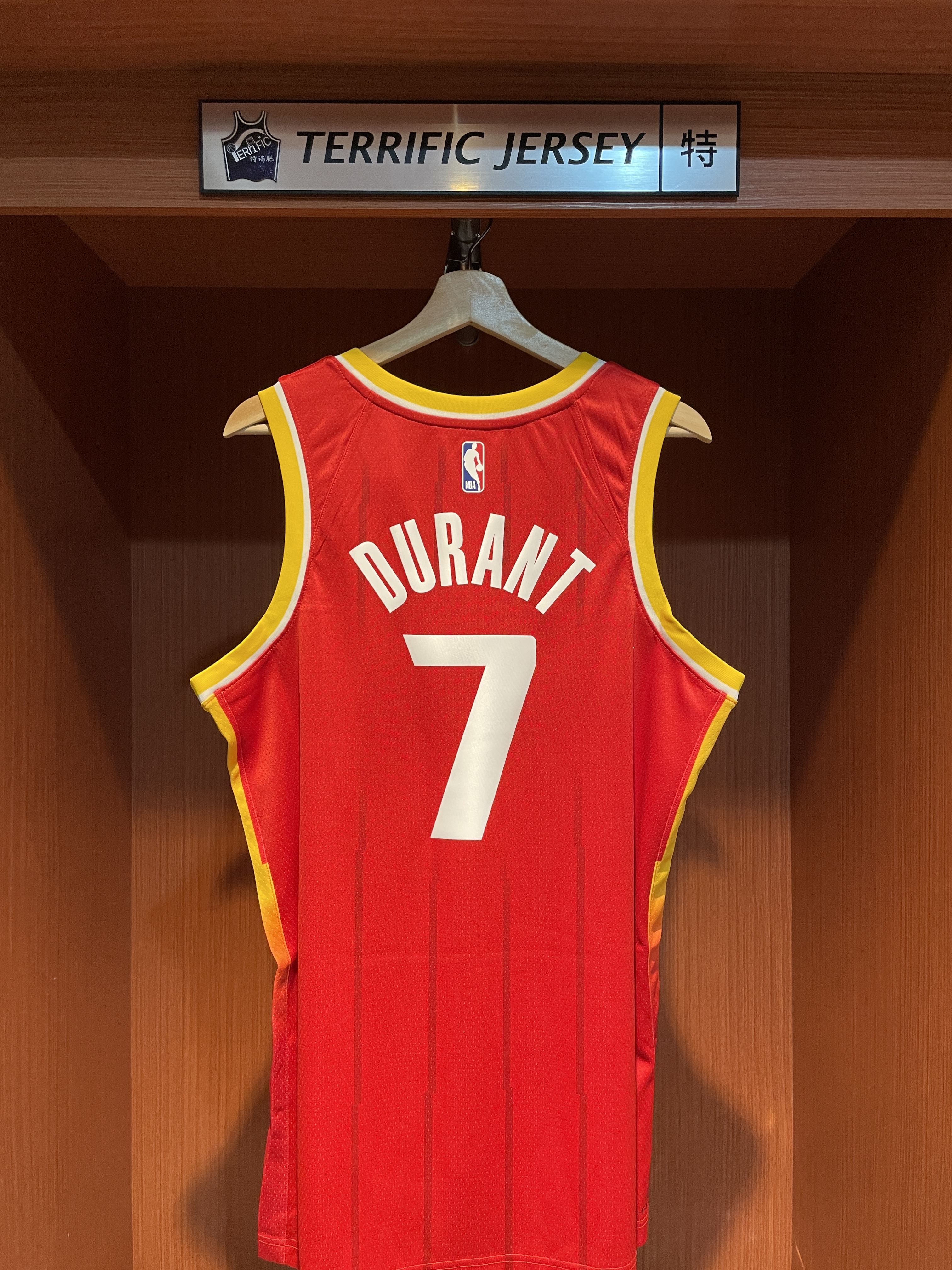NBA球衣 Kevin Durant 休士頓火箭紅 26-27 Icon Nike Swingman 球迷版 熱轉印 全新