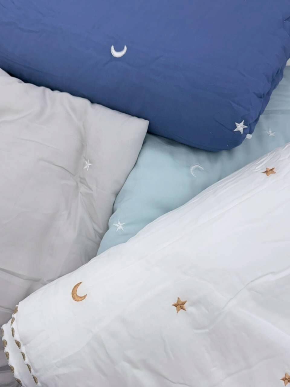 【直播】LX101527 星星月亮刺繡涼感被