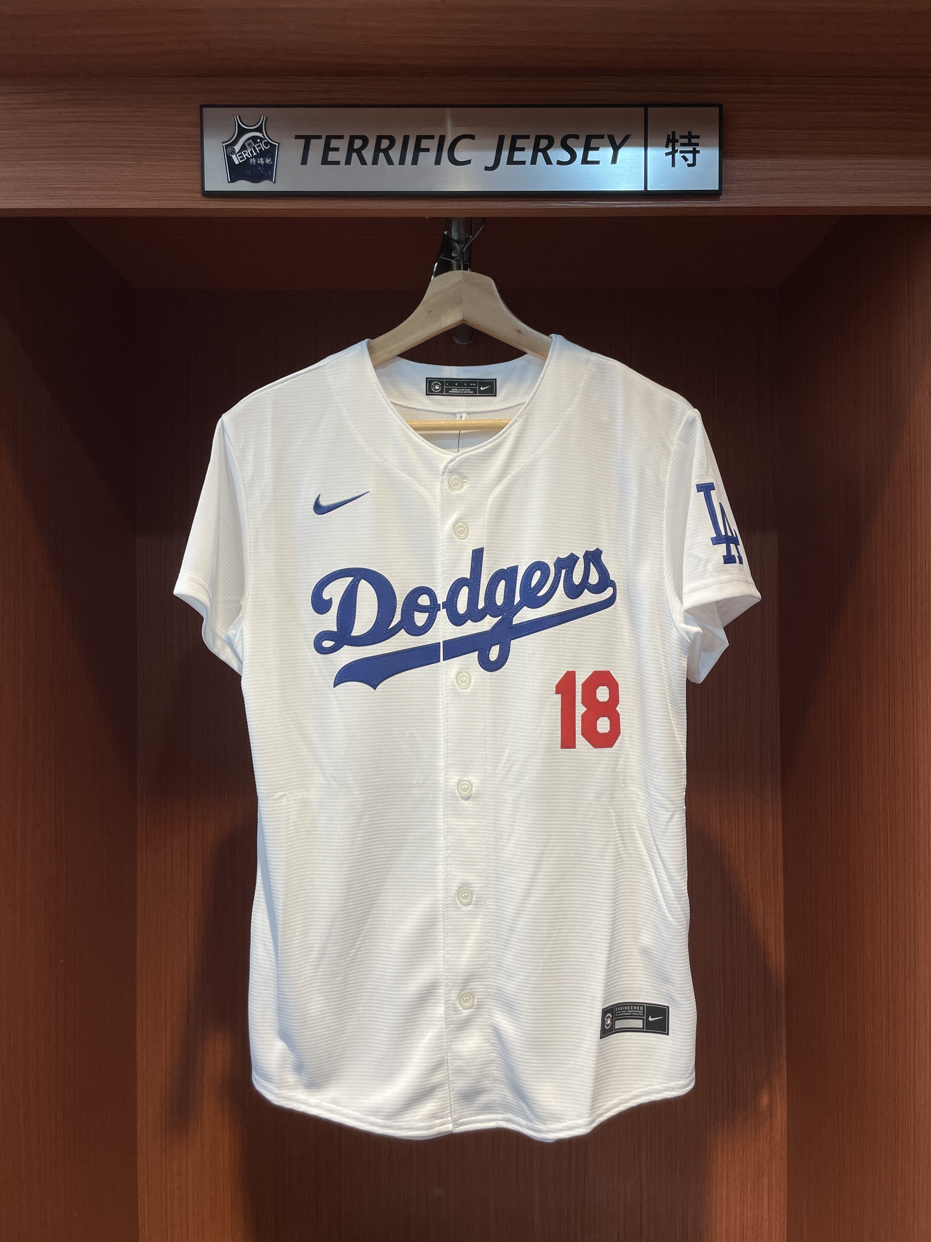 MLB球衣 Yoshinobu Yamamoto 洛杉磯道奇白 山本由伸 Home Nike Stadium Player Name Youth Jersey 球迷版 青年版 熱轉印 全新