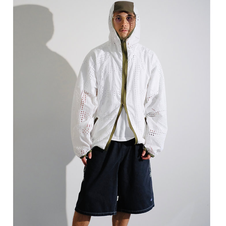 Club Stubborn The Table Cloth Zip-Up Hoodie - White