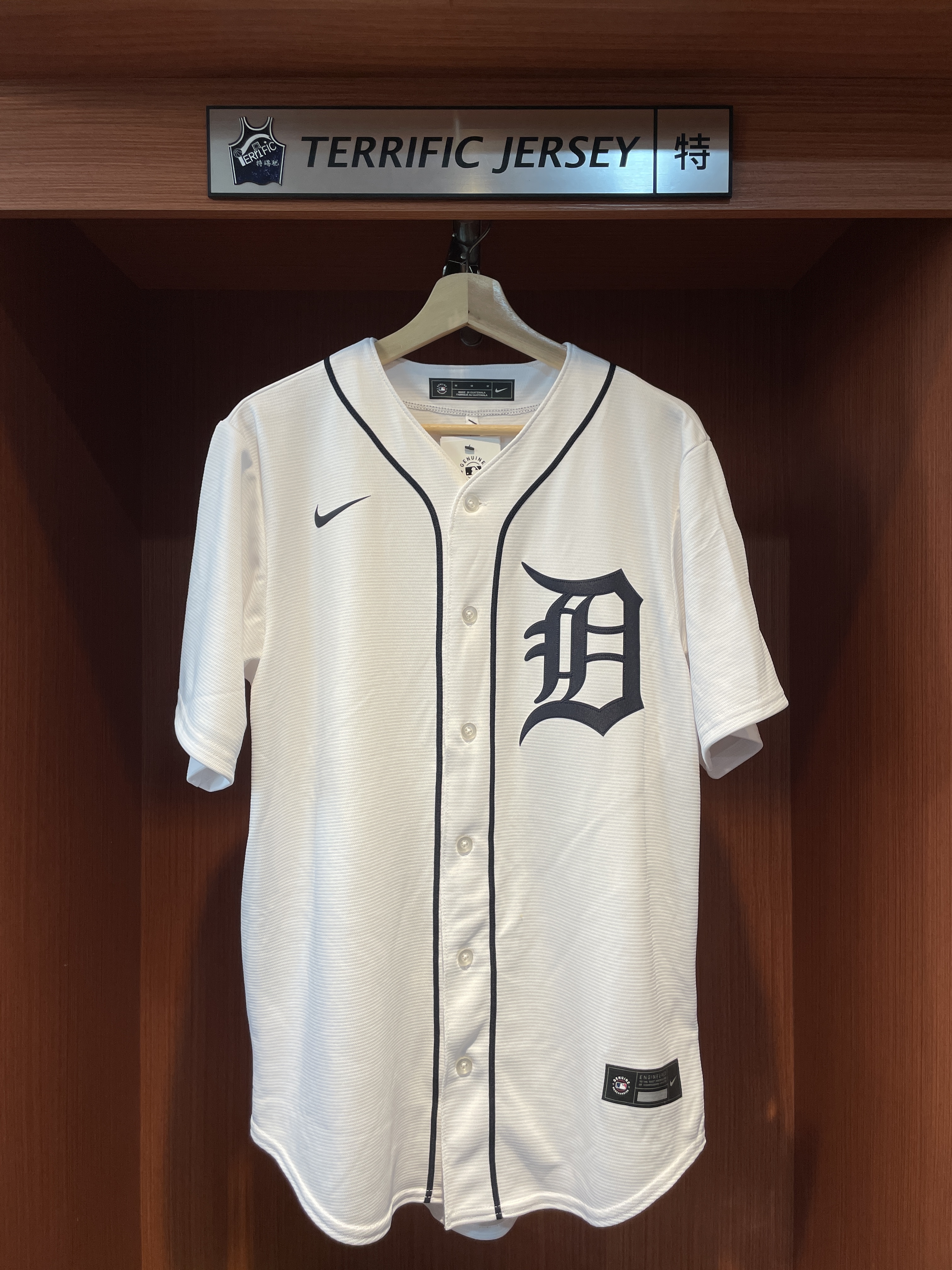 MLB球衣 Justin Verlander 底特律老虎白 Home Nike Replica Player Name Jersey 球迷版 熱轉印 全新