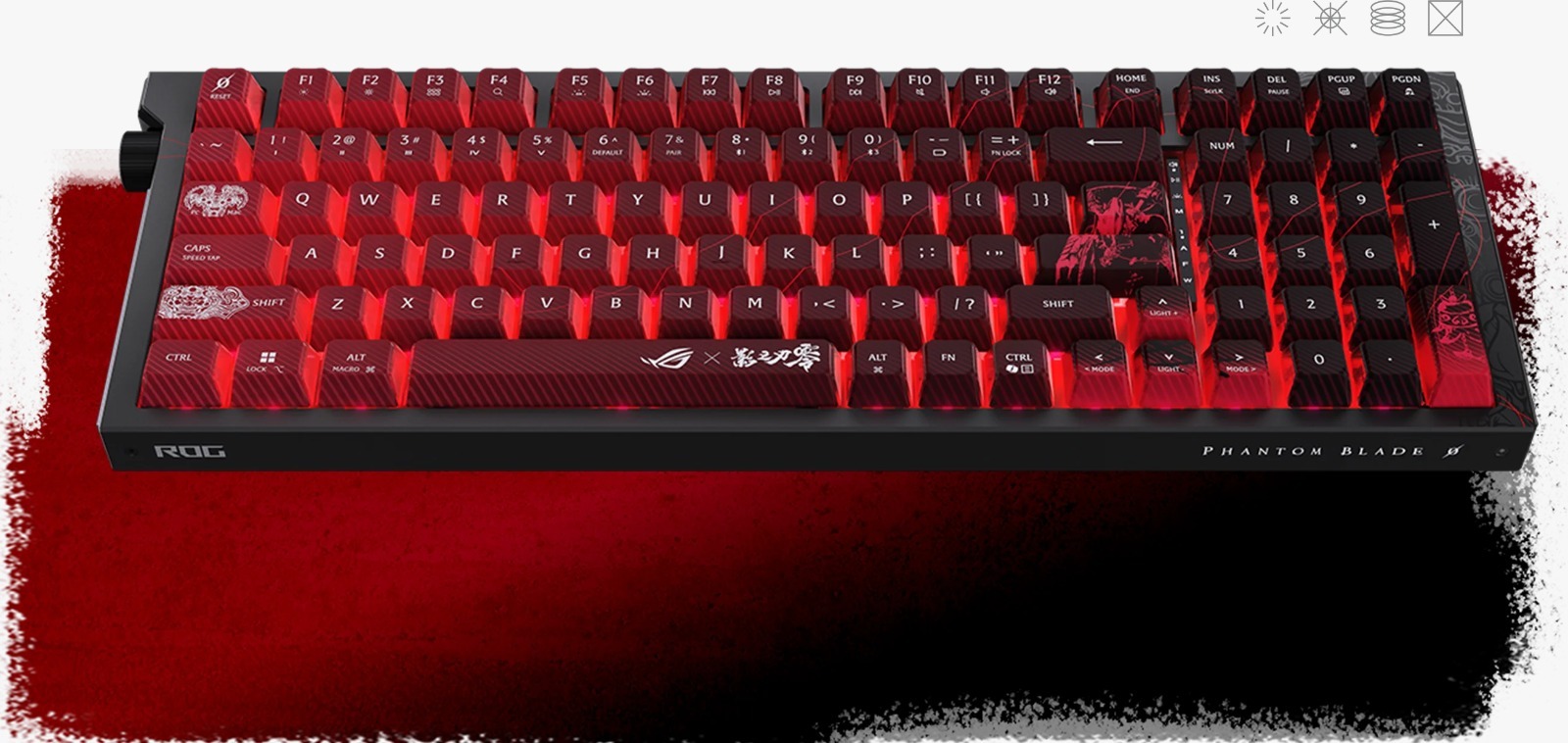 ROG Strix Morph 96 Wireless Phantom Blade Zero Edition 96% 三模熱插拔電競機械鍵盤