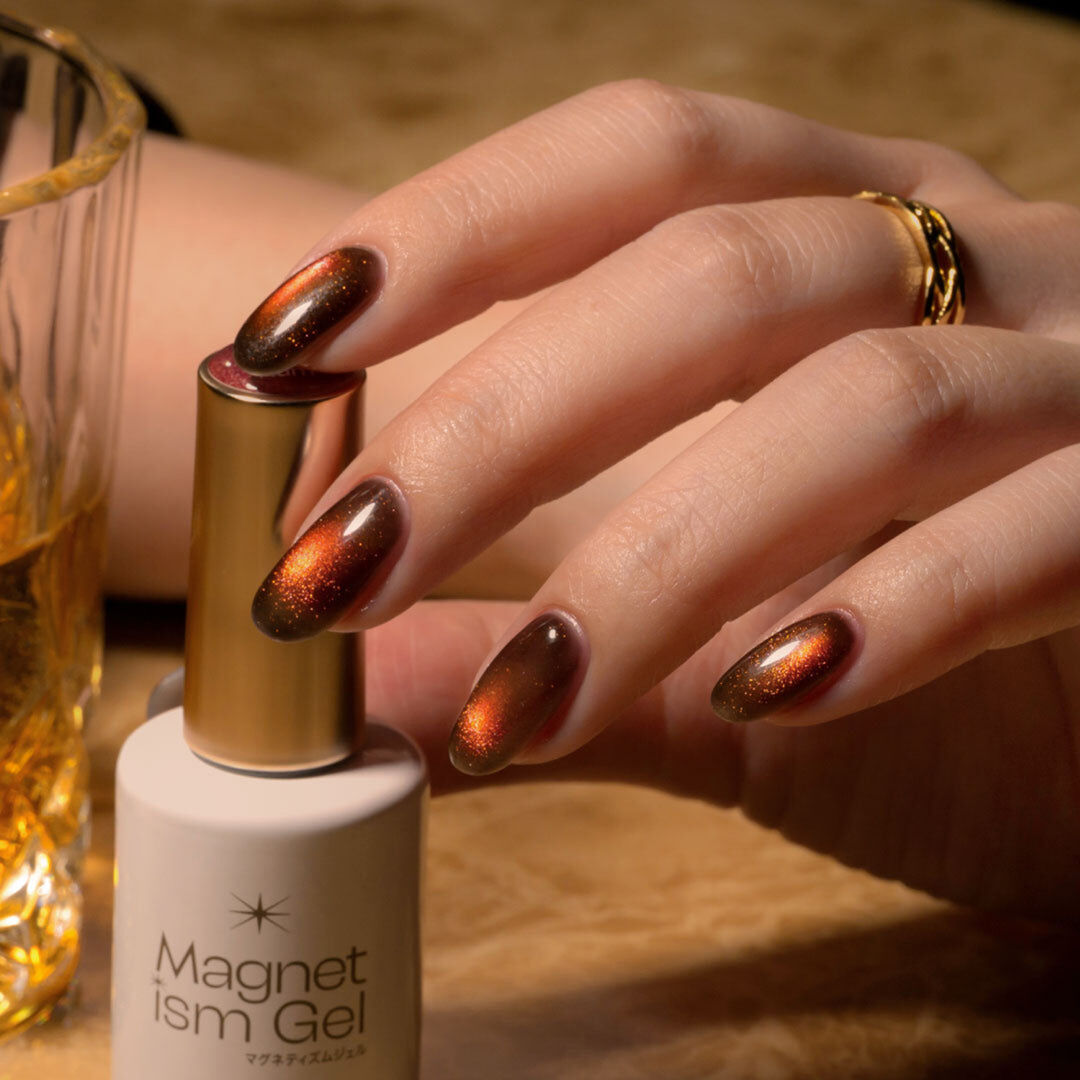 日本Gelme1 Magnetism Gel 可撕式Gel貓眼磁石Gel甲油 GMG3-24 Scarlet Rum