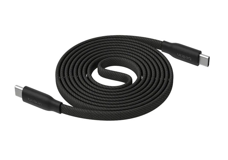Belkin BoostCharge Pro USB-C 磁吸連接扁線 | 240W | 1米 | CAB027qc1M