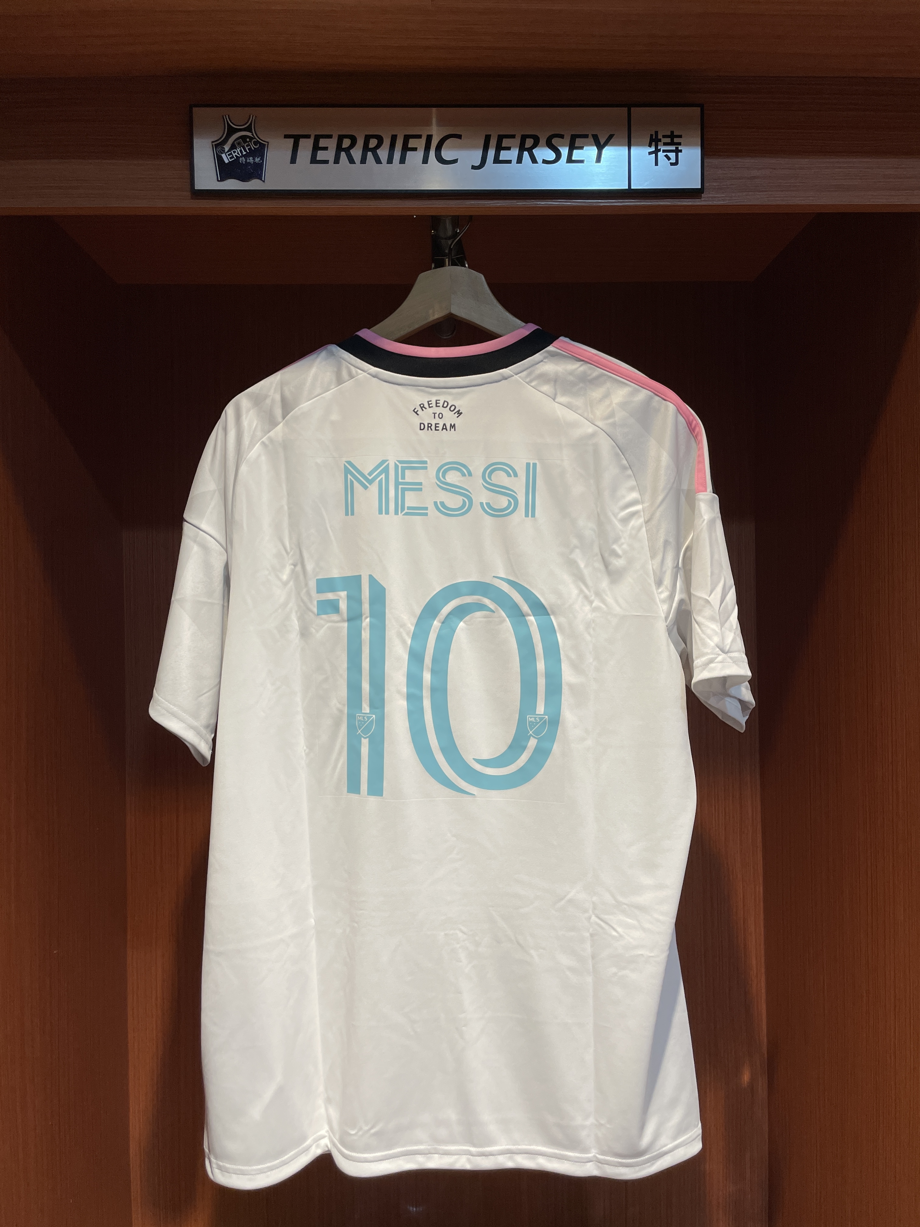 MLS足球 Lionel Messi 邁阿密國際 白 26-27 美足 Third Adidas Replica Jersey 球迷版 燙印 全新