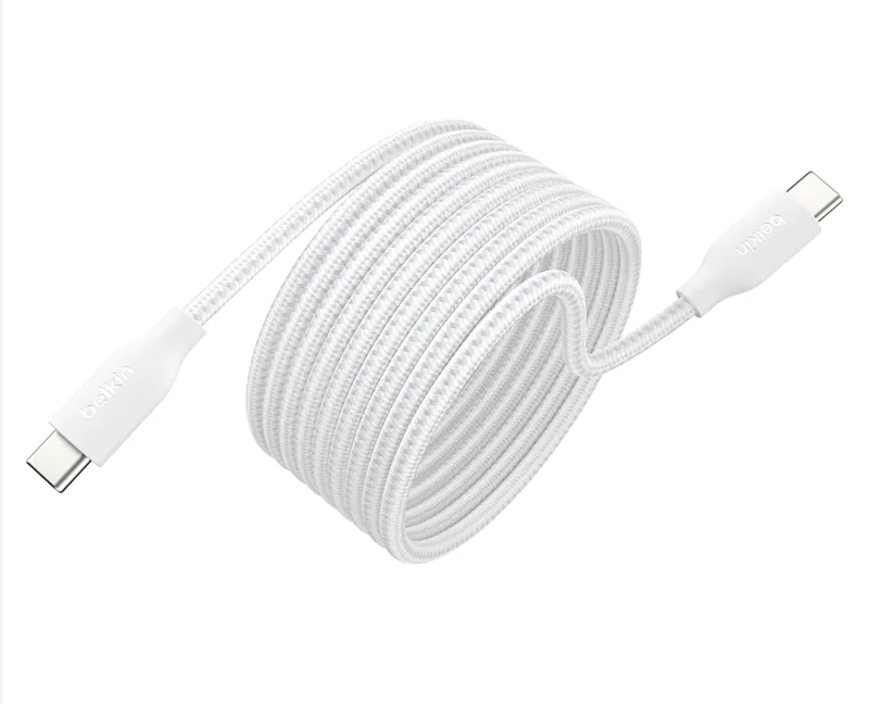 Belkin BoostCharge Pro USB-C 磁吸連接扁線 | 240W | 2米 | CAB028qc2M