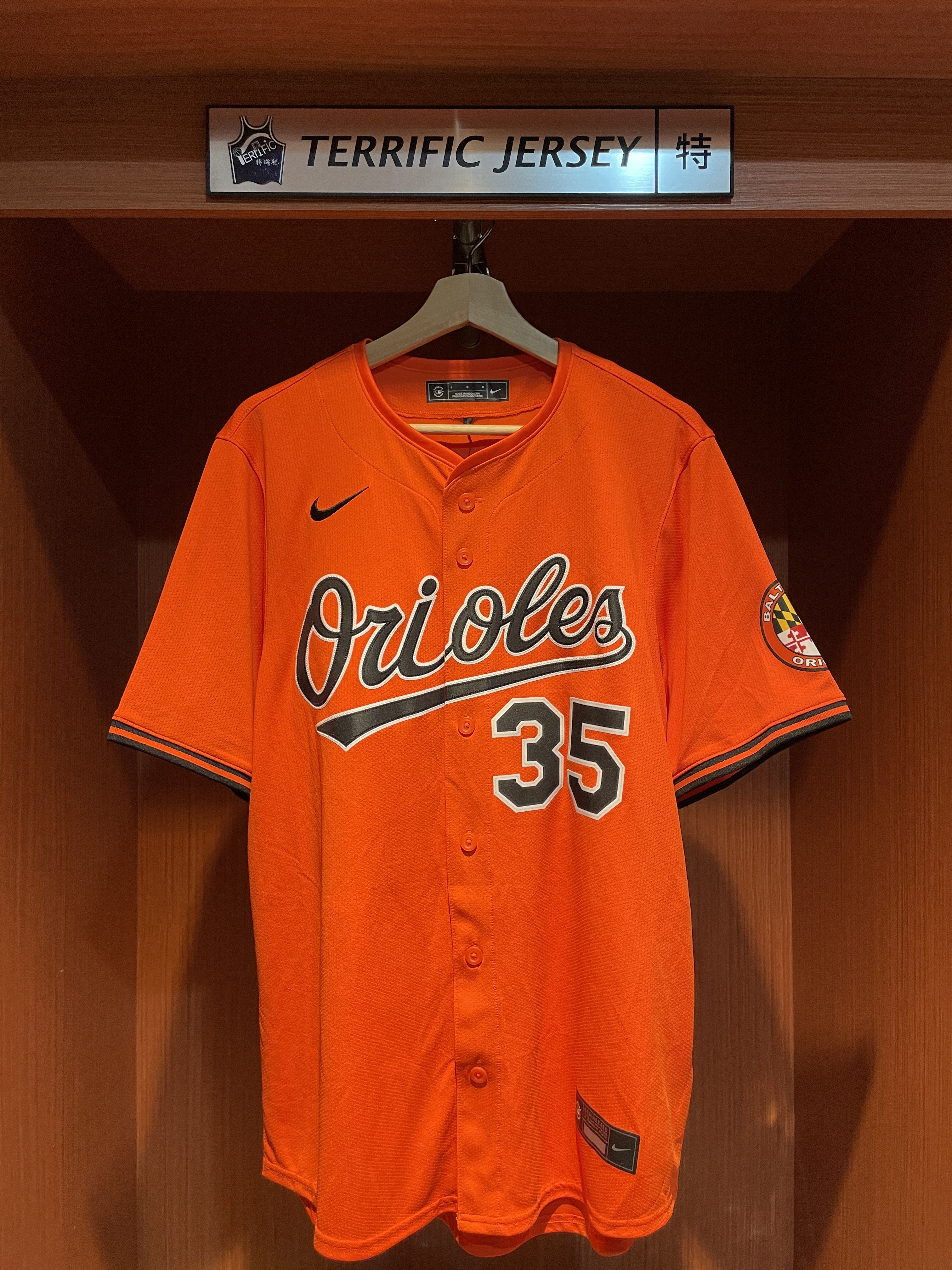 MLB球衣 Adley Rutschman 巴爾的摩金鶯橘 2nd Alternate Nike Limited Player Name Jersey 球迷版 熱轉印 全新