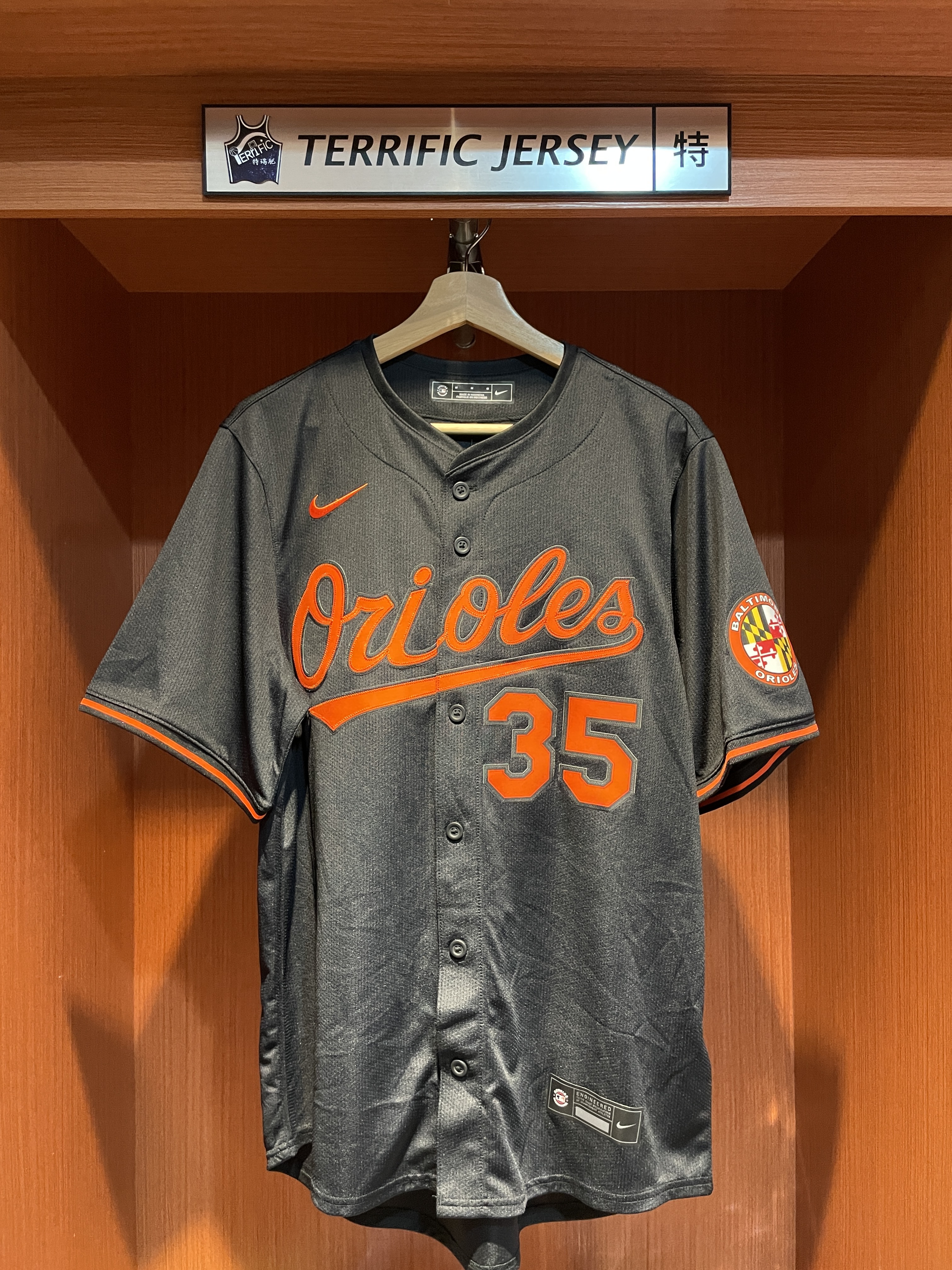MLB球衣 Adley Rutschman 巴爾的摩金鶯黑 Alternate Nike Limited Player Name Jersey 球迷版 熱轉印 全新