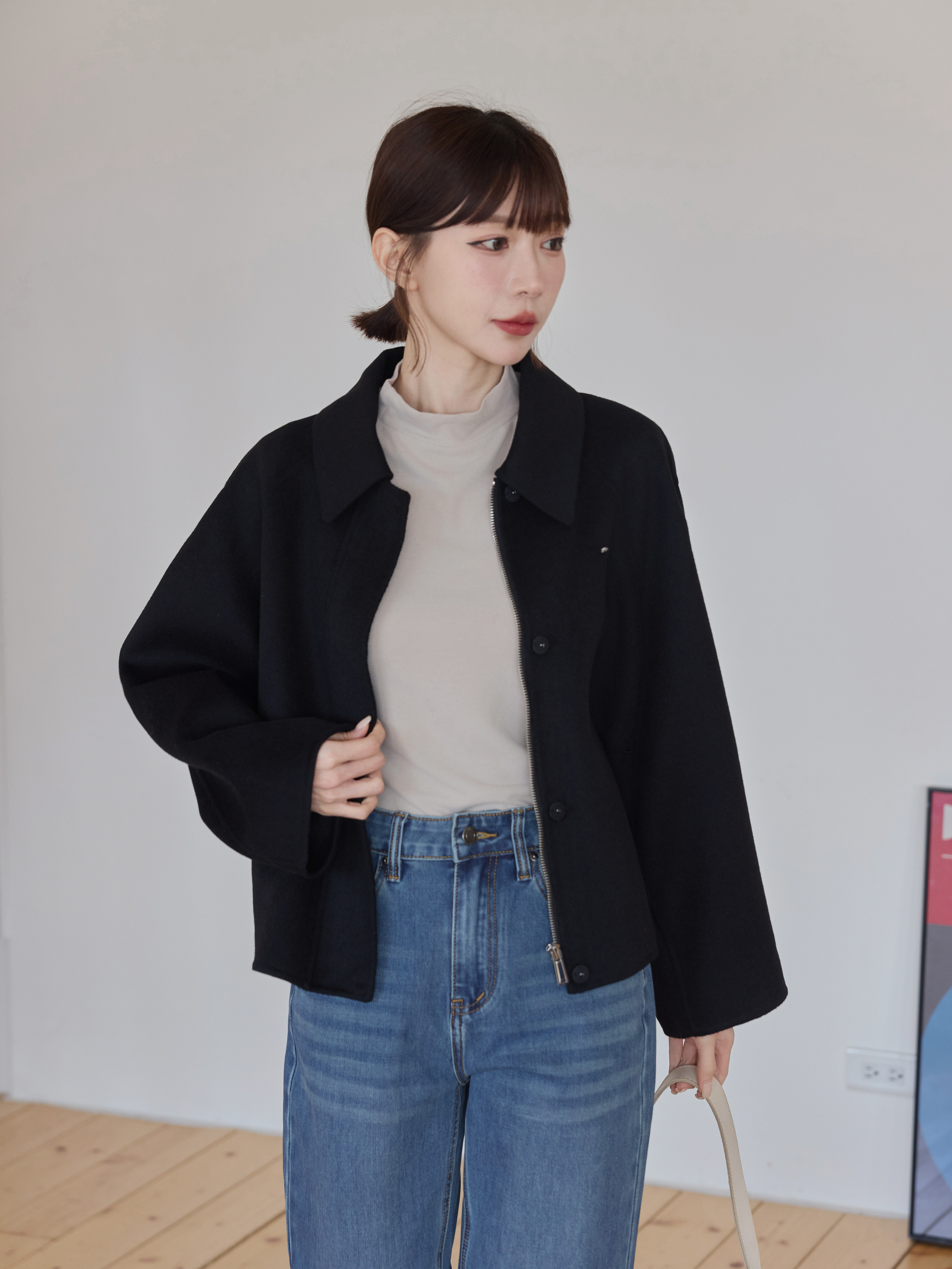 カスタム細見え脚長見えまるで加工級パンツ