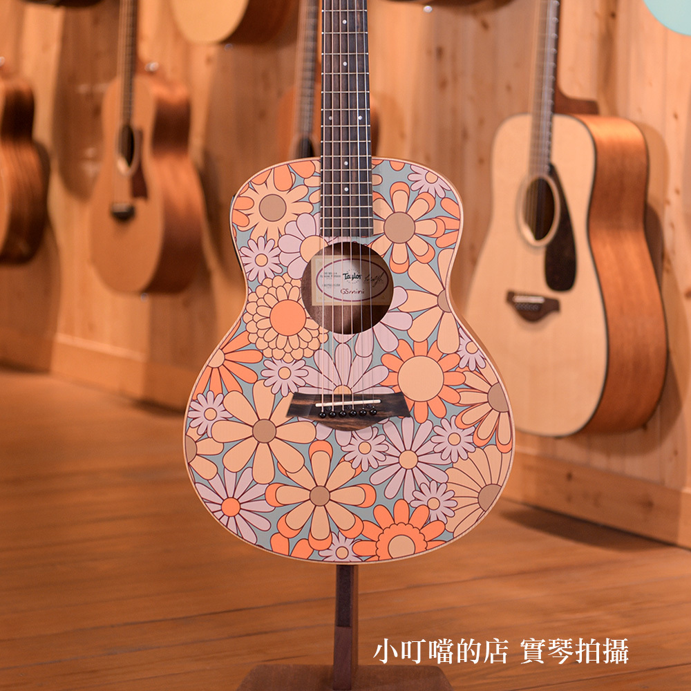 Taylor GS mini-e Special Edition 花卉藍 電木吉他