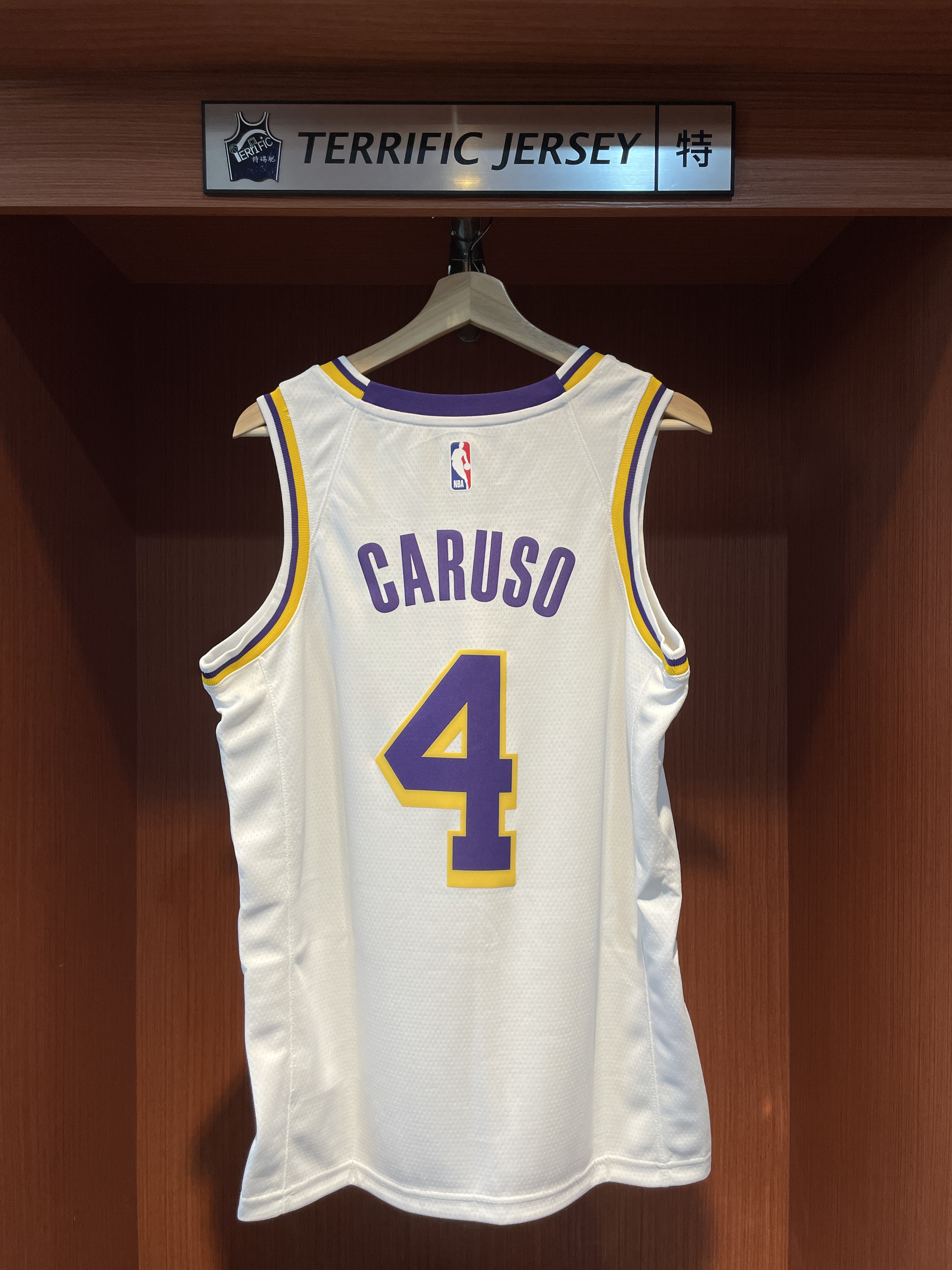 NBA球衣 Alex Caruso 洛杉磯湖人白 Association Nike Swingman 球迷版 熱轉印 全新