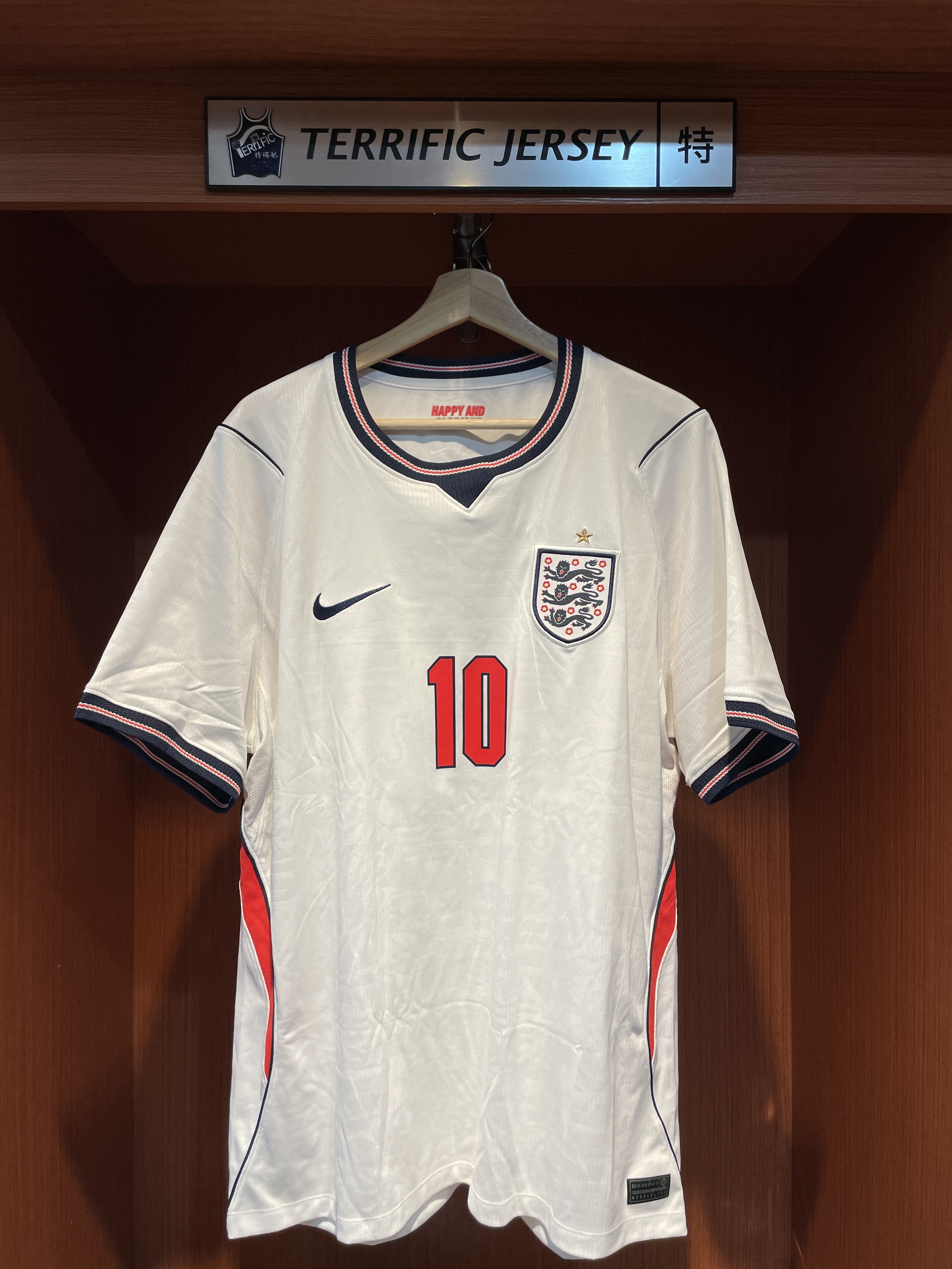 FIFA足球 Jude Bellingham 英格蘭白 三獅軍團 2026 世界盃 Home Nike Replica Jersey 球迷版 燙印 全新