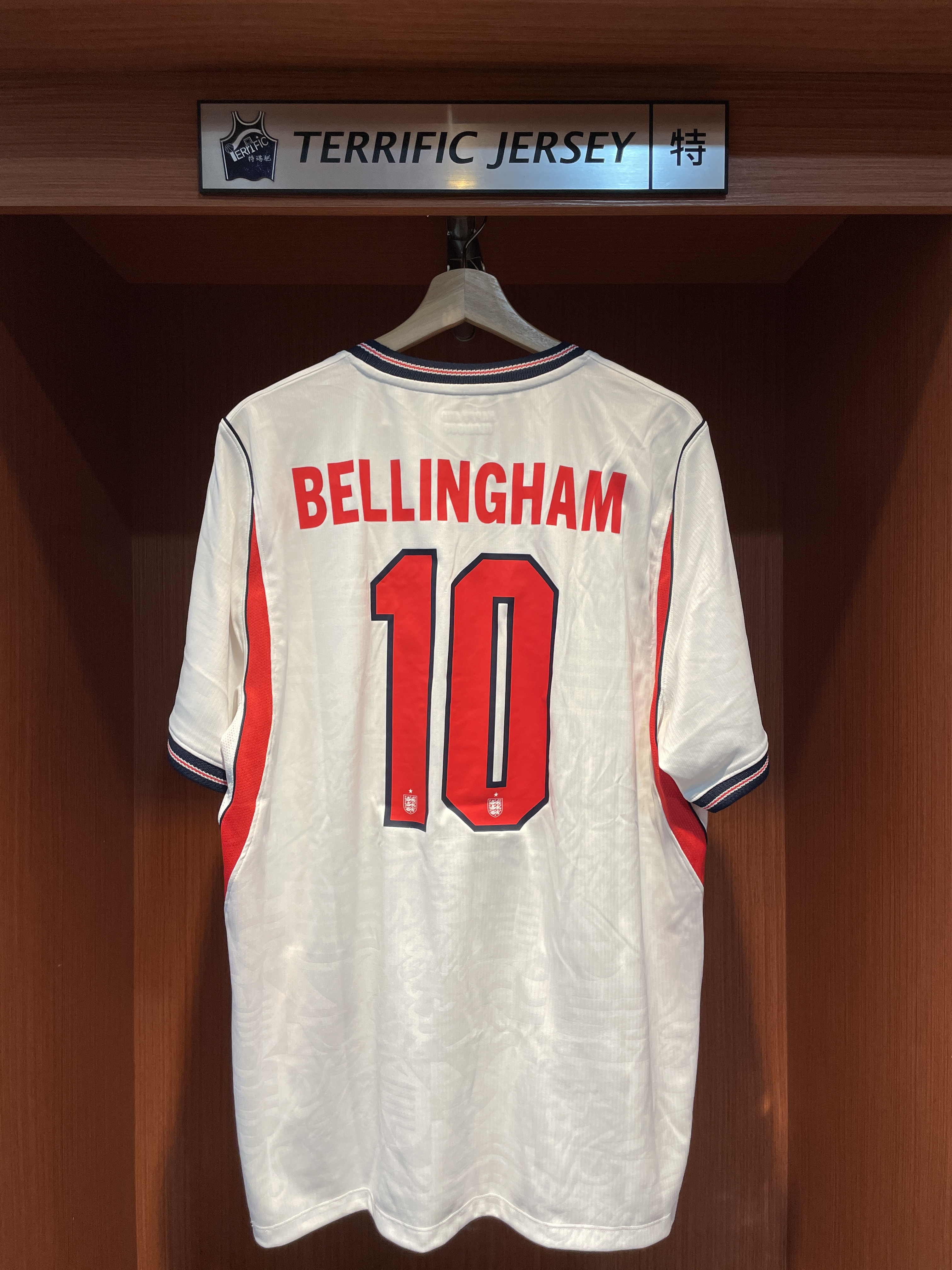 FIFA足球 Jude Bellingham 英格蘭白 三獅軍團 2026 世界盃 Home Nike Replica Jersey 球迷版 燙印 全新