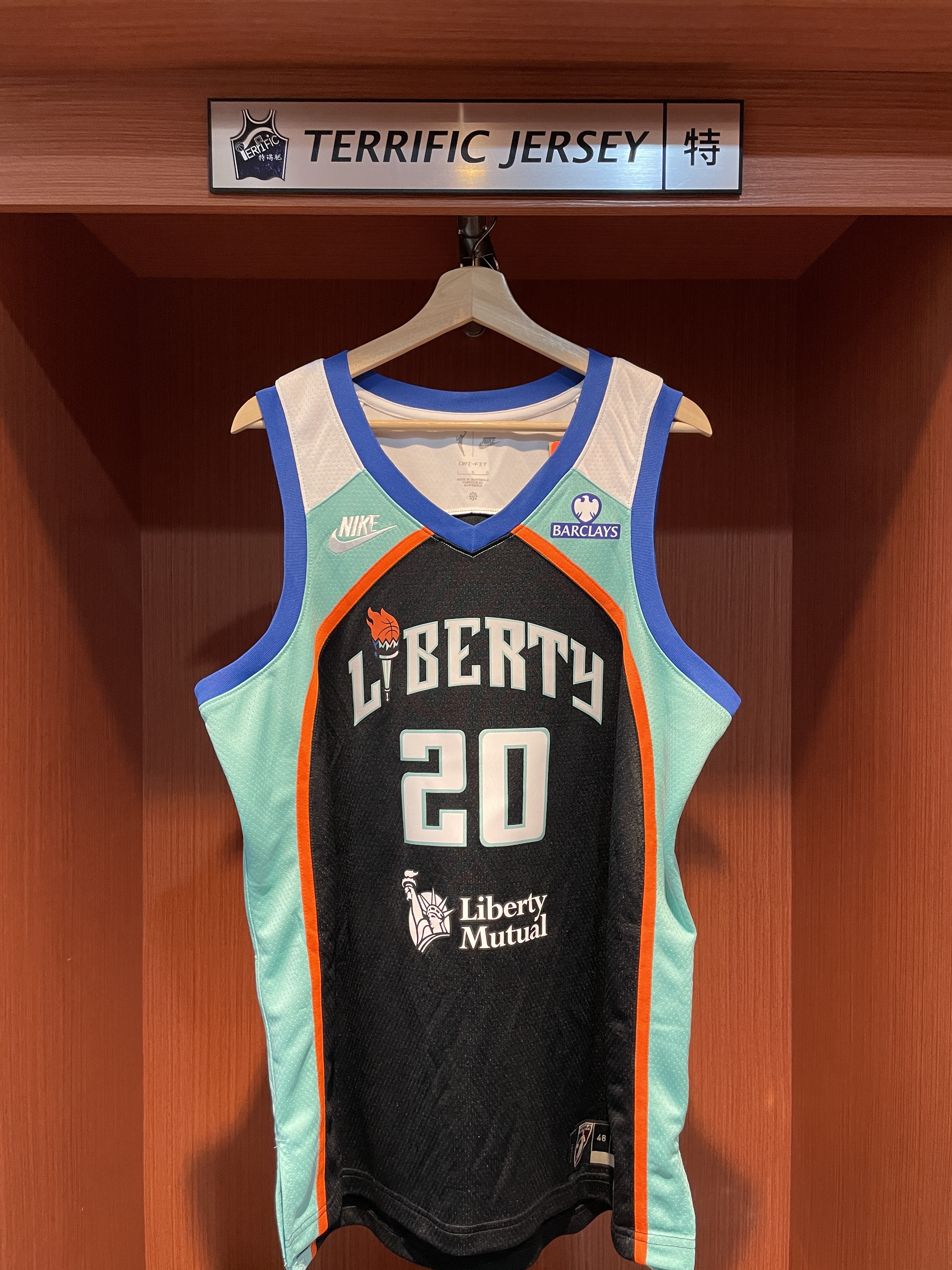 WNBA球衣 Sabrina Ionescu 紐約自由人黑 Victory Nike Swingman 球迷版 熱轉印 含贊助商標 全新
