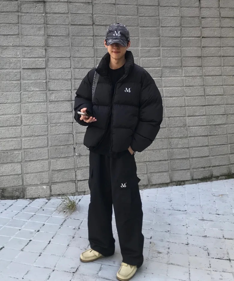 韓國限定🇰🇷 MUCENT CHEB HIGH NECK SIGNATURE WELLON PADDING 高領 立領外套 絎縫夾克 鋪棉外套 拉鍊外套 雙拉鍊 / 預購