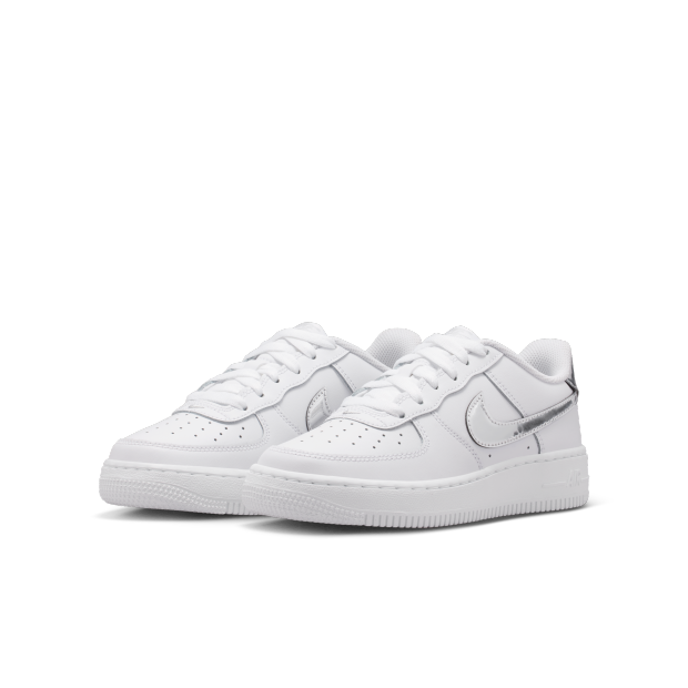 (現貨) Nike Air Froce 1 Low - White Silver (GS)